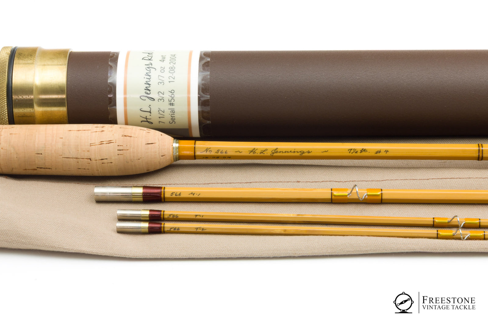 Jennings, Homer - 7'6" 3/2 4wt Bamboo Rod