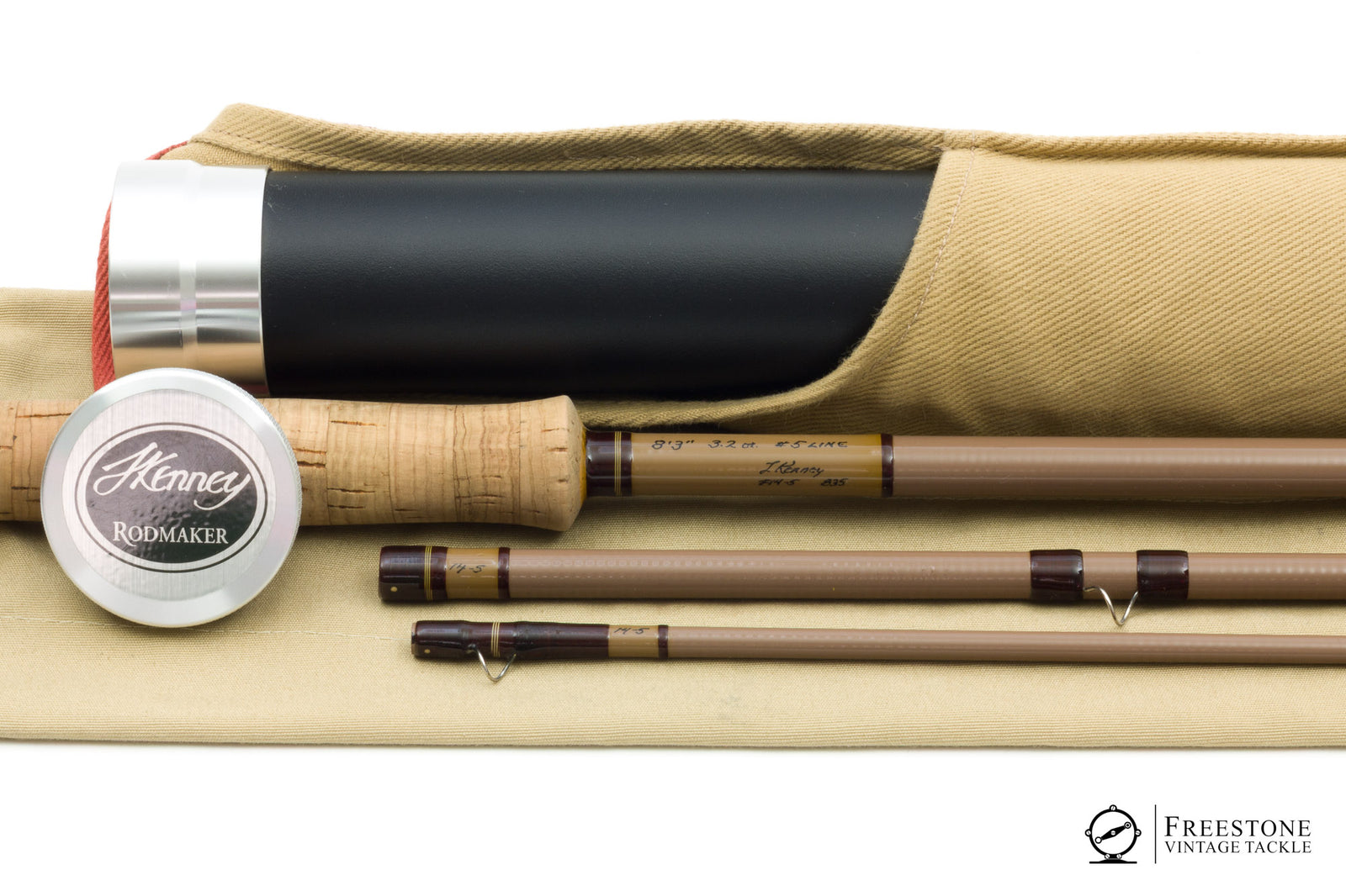 Larry Kenney - 835, 8'3" 3pc 5wt Fiberglass Rod