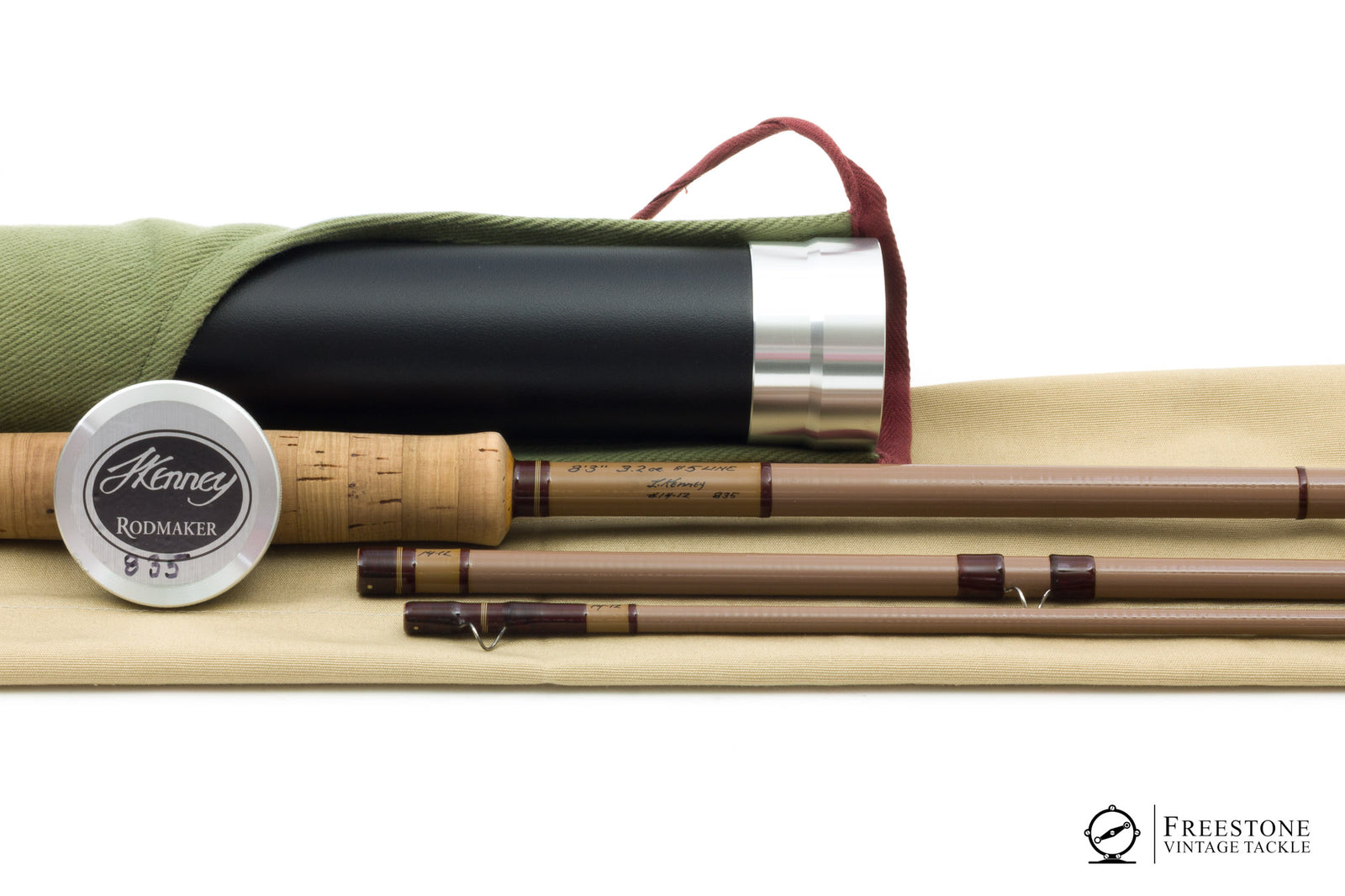 Larry Kenney - 835, 8'3" 3pc 5wt Fiberglass Rod