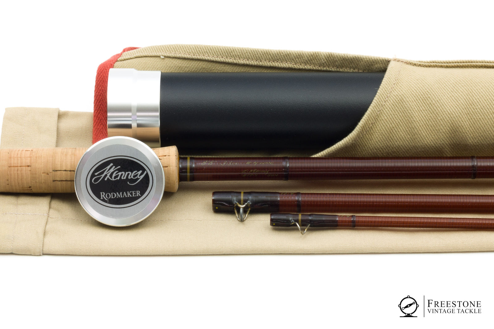 Larry Kenney - 884, 8'8" 3pc 4wt Fiberglass Rod