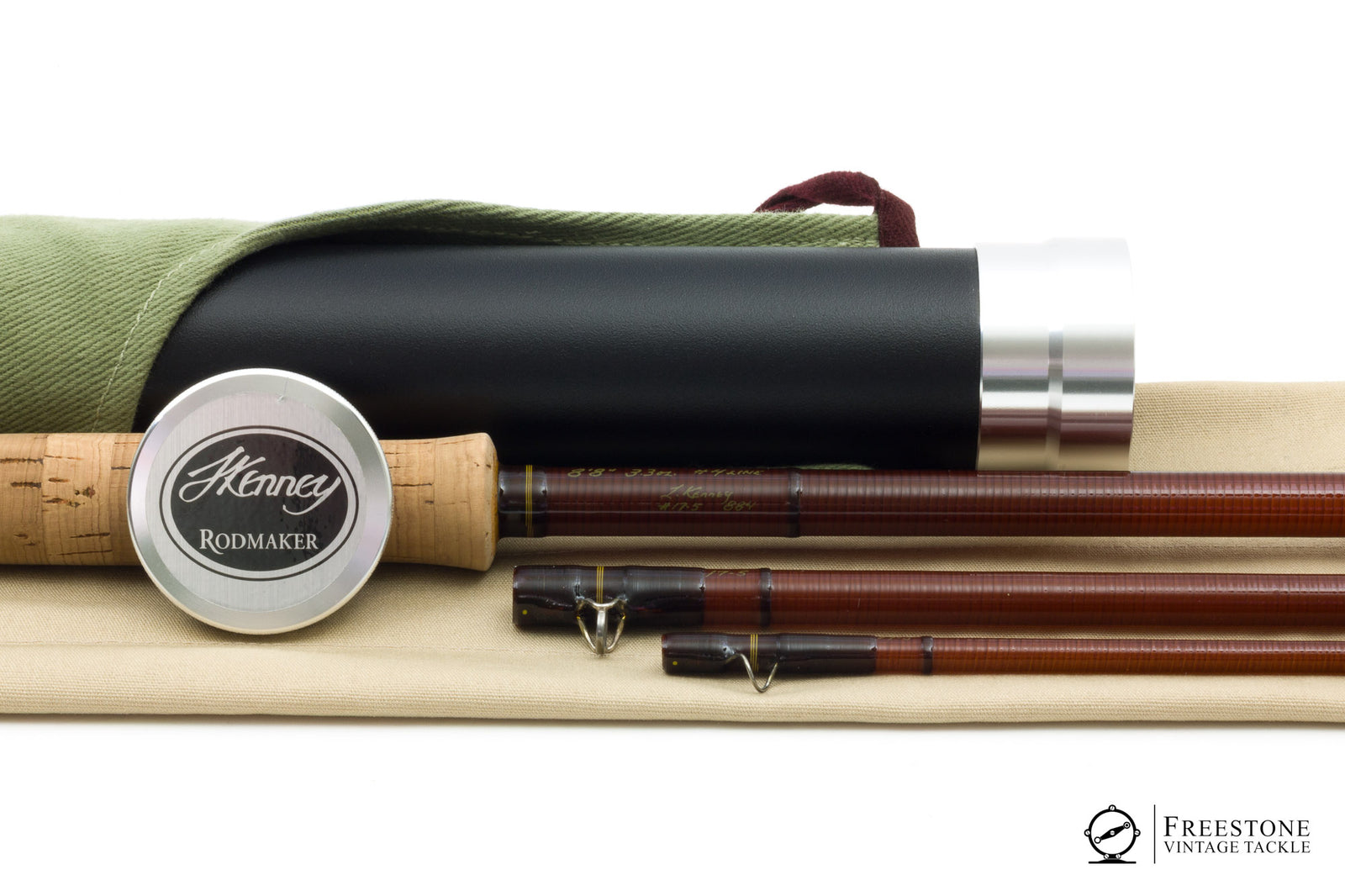 Larry Kenney - 884, 8'8" 3pc 4wt Fiberglass Rod