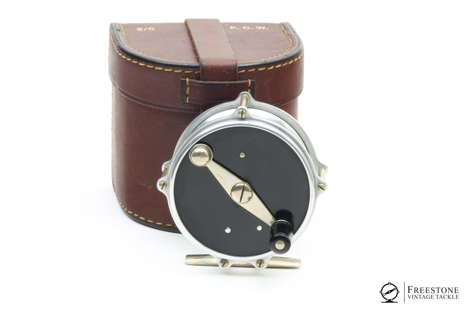 Leonard Mills - Model 51A-D Fly Reel w/ Leather Case