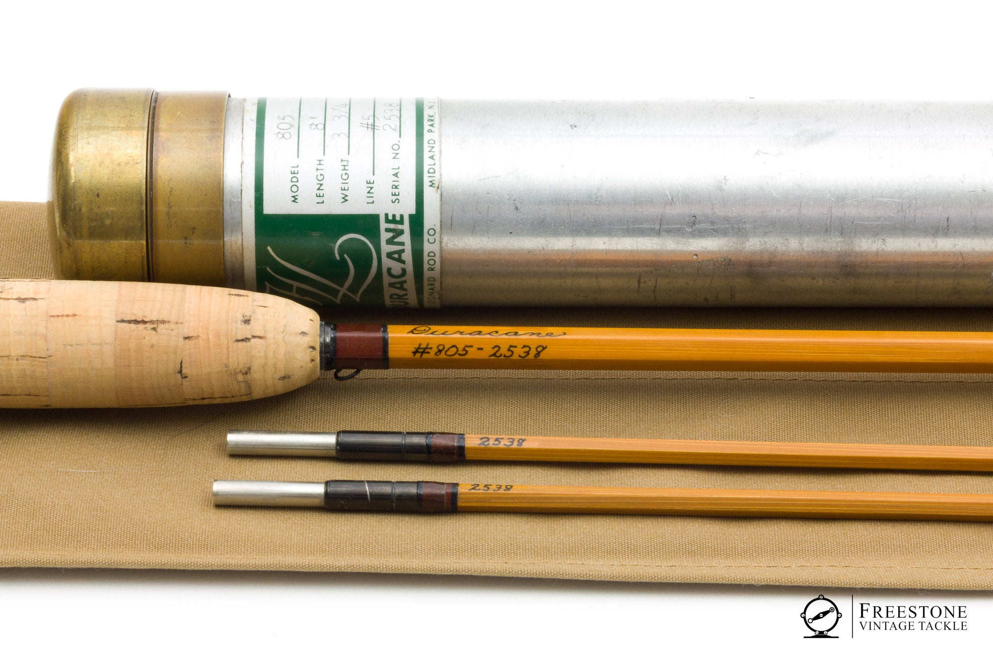 Leonard, H.L. - Duracane 805, 8' 2/2 5wt Bamboo Rod