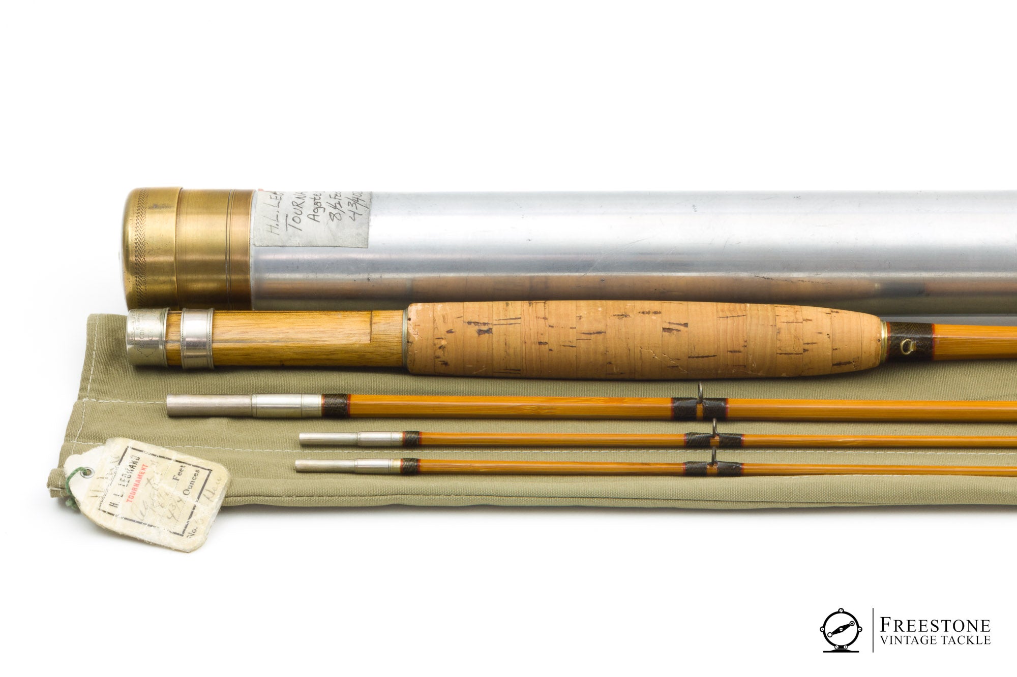 Leonard, H.L. - 'Hewitt Dry Fly', 8'6 3/2 5wt Bamboo Rod