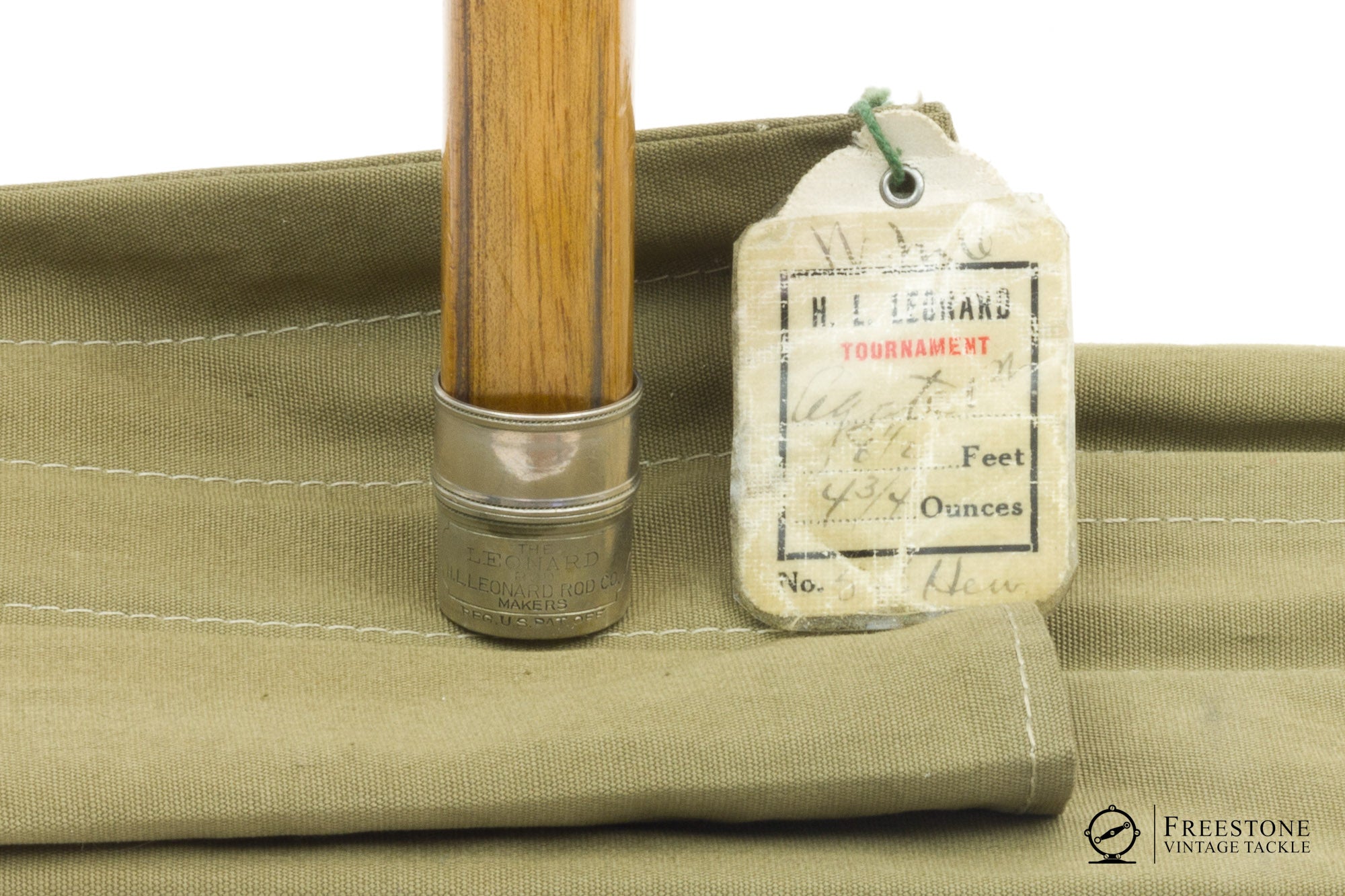 Leonard, H.L. - 'Hewitt Dry Fly', 8'6 3/2 5wt Bamboo Rod - Freestone  Vintage Tackle