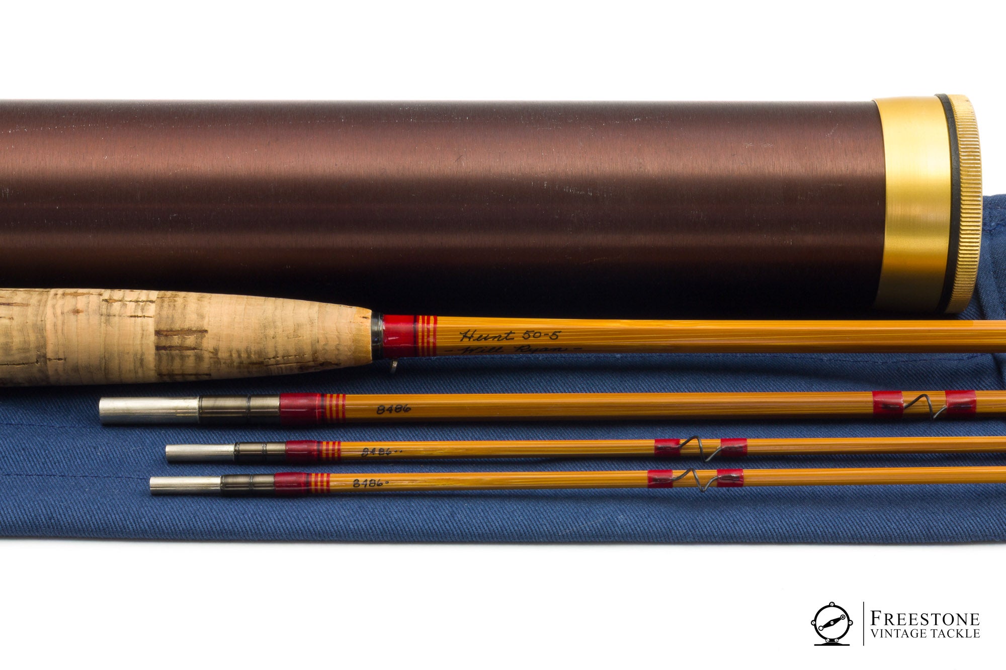 Leonard, H.L. - Hunt Model 50-5, 8' 3/2 5wt Bamboo Rod - Freestone