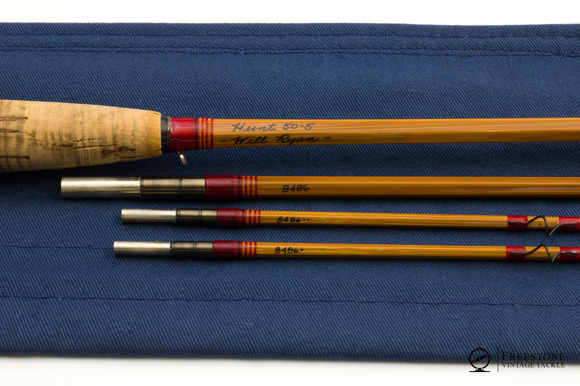 Leonard, H.L. - Hunt Model 50-5, 8' 3/2 5wt Bamboo Rod - Freestone