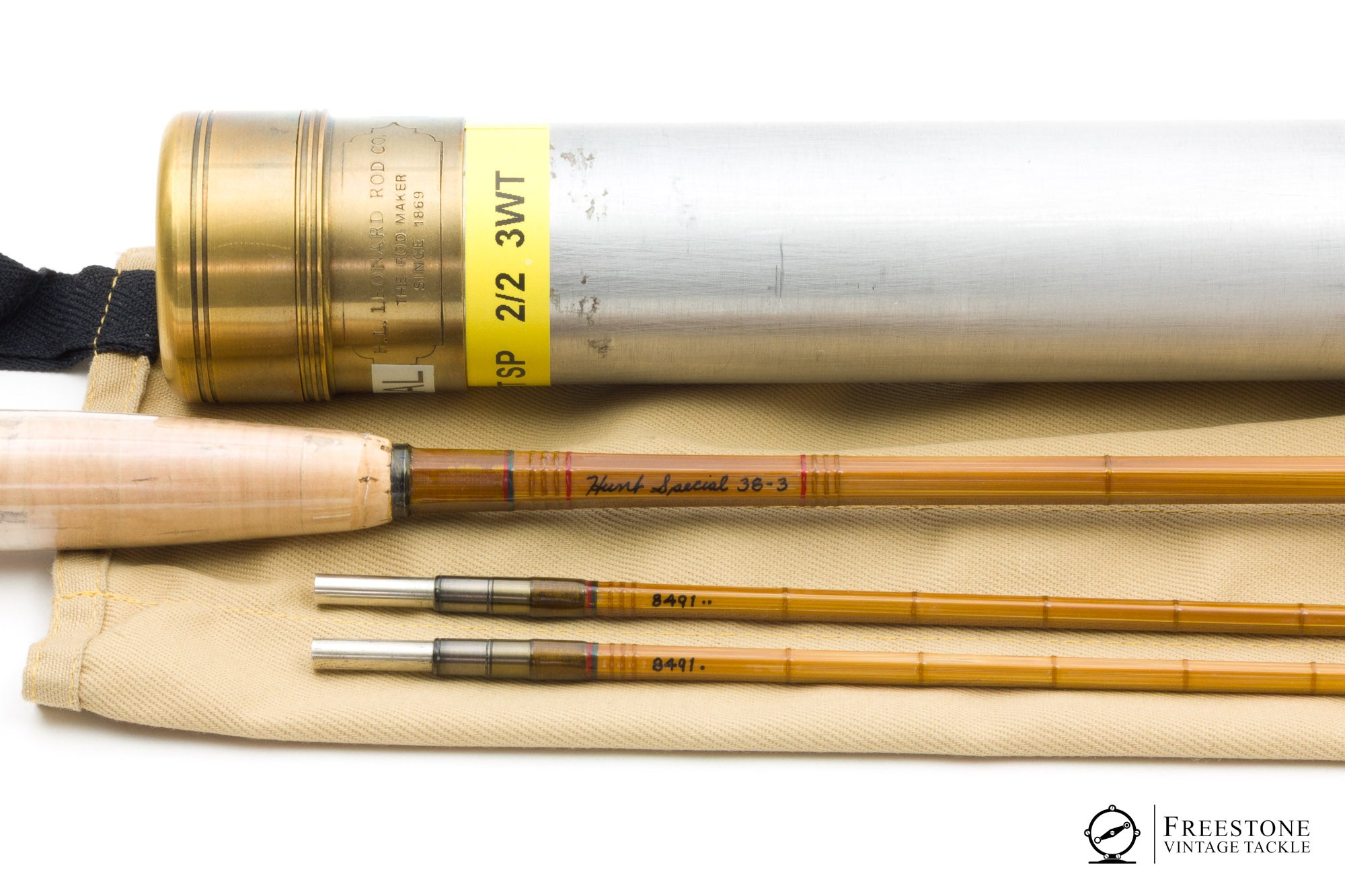 Leonard, H.L. - Model 38-3 Hunt Special, 7' 2/2 3wt Bamboo Rod