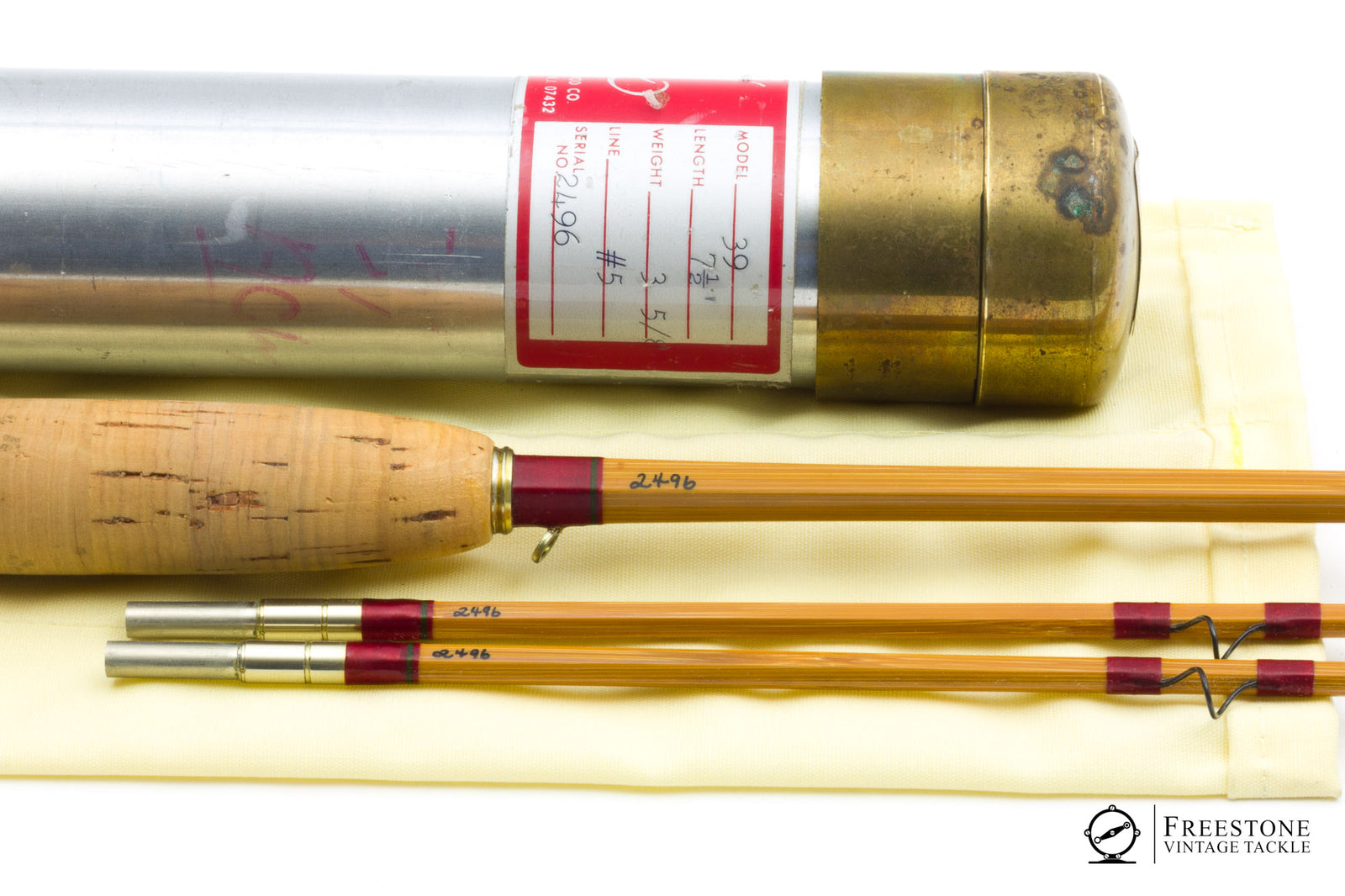 Leonard, H.L. - Model 39, 7'6" 2/2 5wt Bamboo Rod