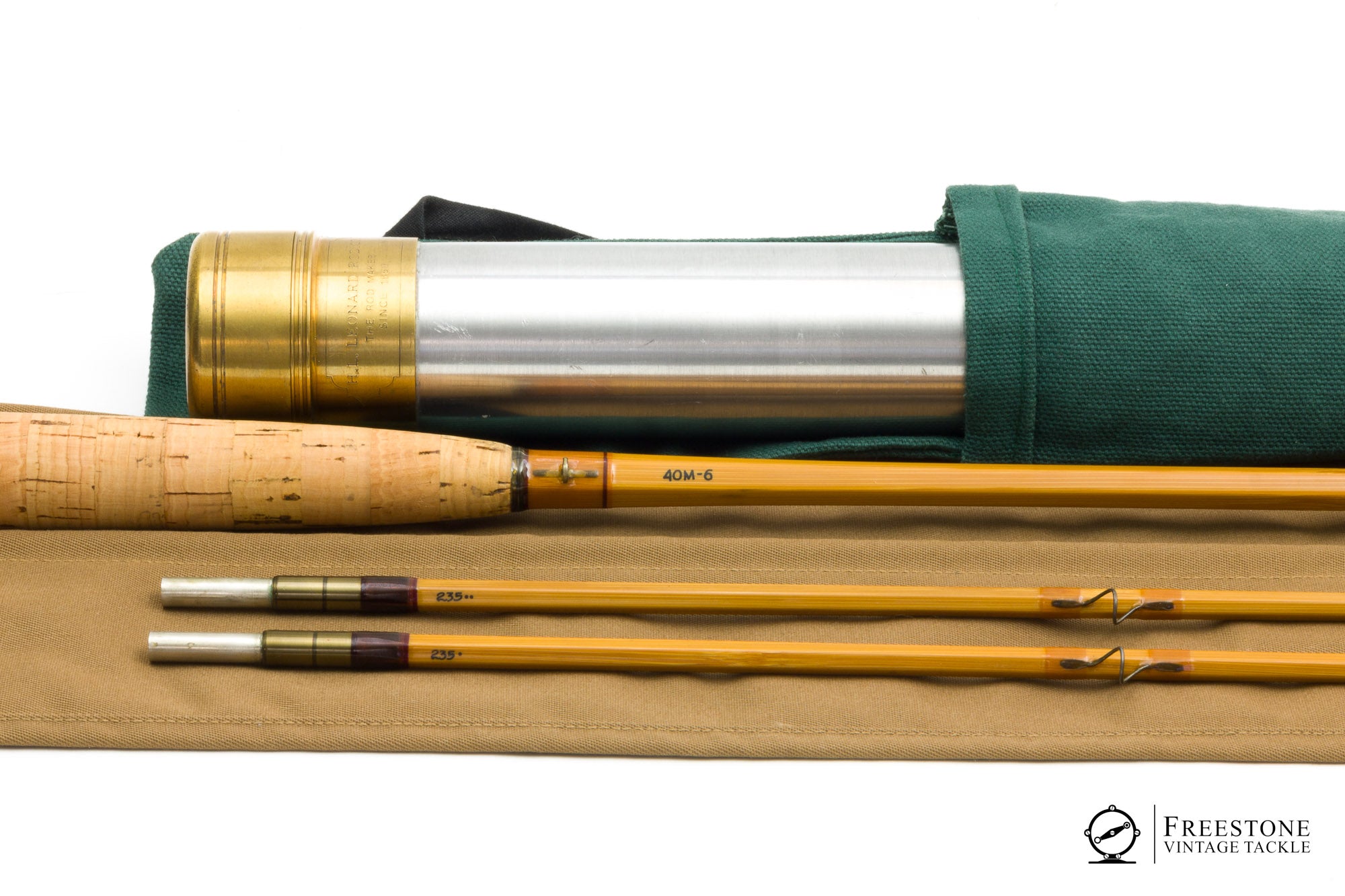Leonard Graphite Rods Leonard, H.L. - Model 40M-6, 8' 2/2 6wt Bamboo Rod - Freestone Vintage ...