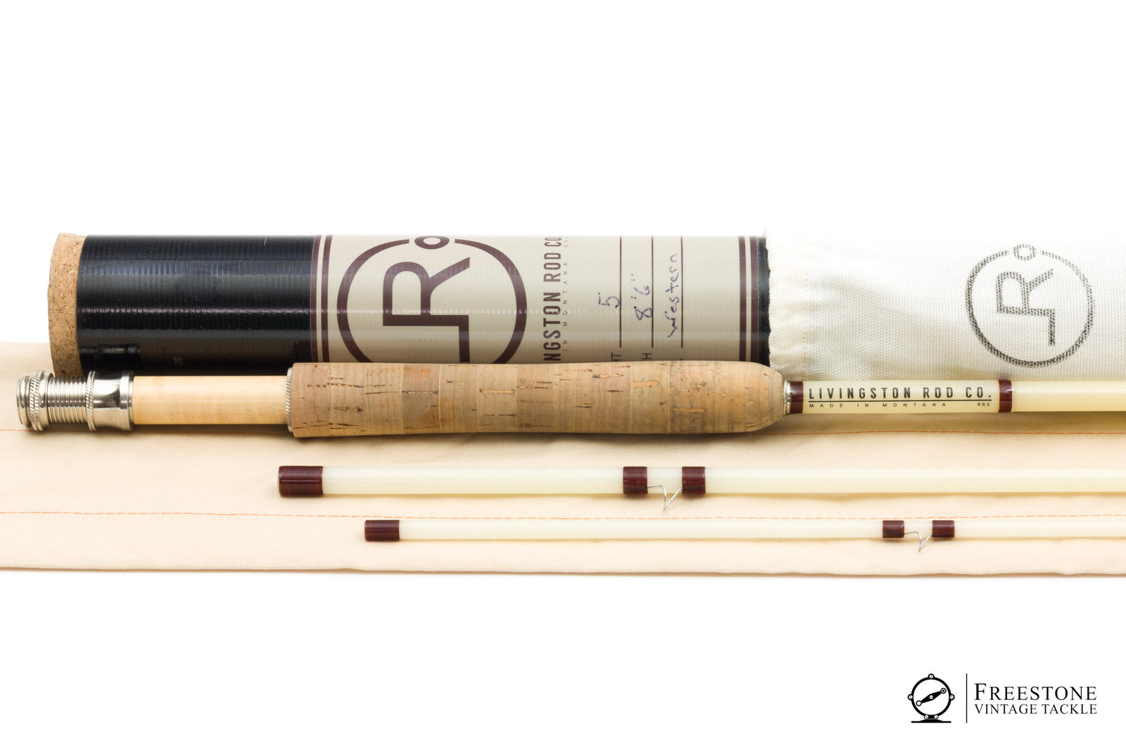 Livingston Rod Co. - 865, 8'6" 3pc 5wt Fiberglass Rod