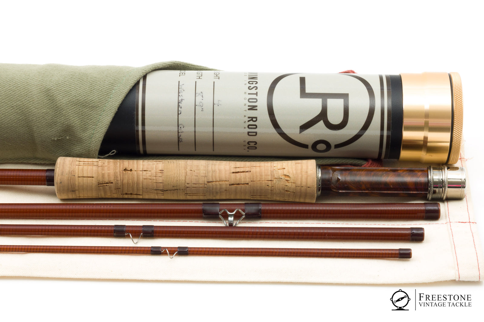 Livingston Rod Co. - 894, 8'9" 3pc 4wt Fiberglass Rod