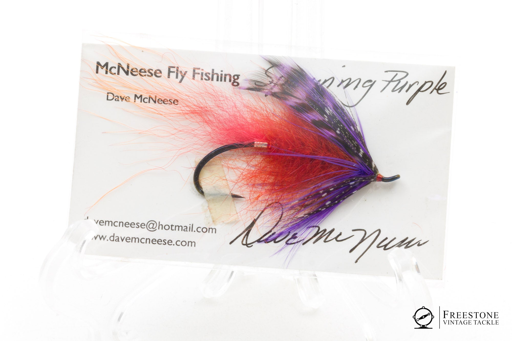 McNeese, Dave Spawning Purple Steelhead Fly Freestone Vintage
