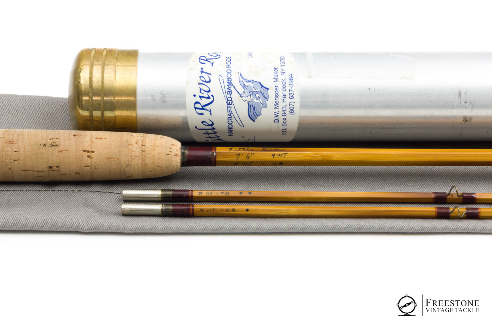 Menscer, D.W. (Little River Rods) - 7'6" 2/2 4wt Bamboo Rod