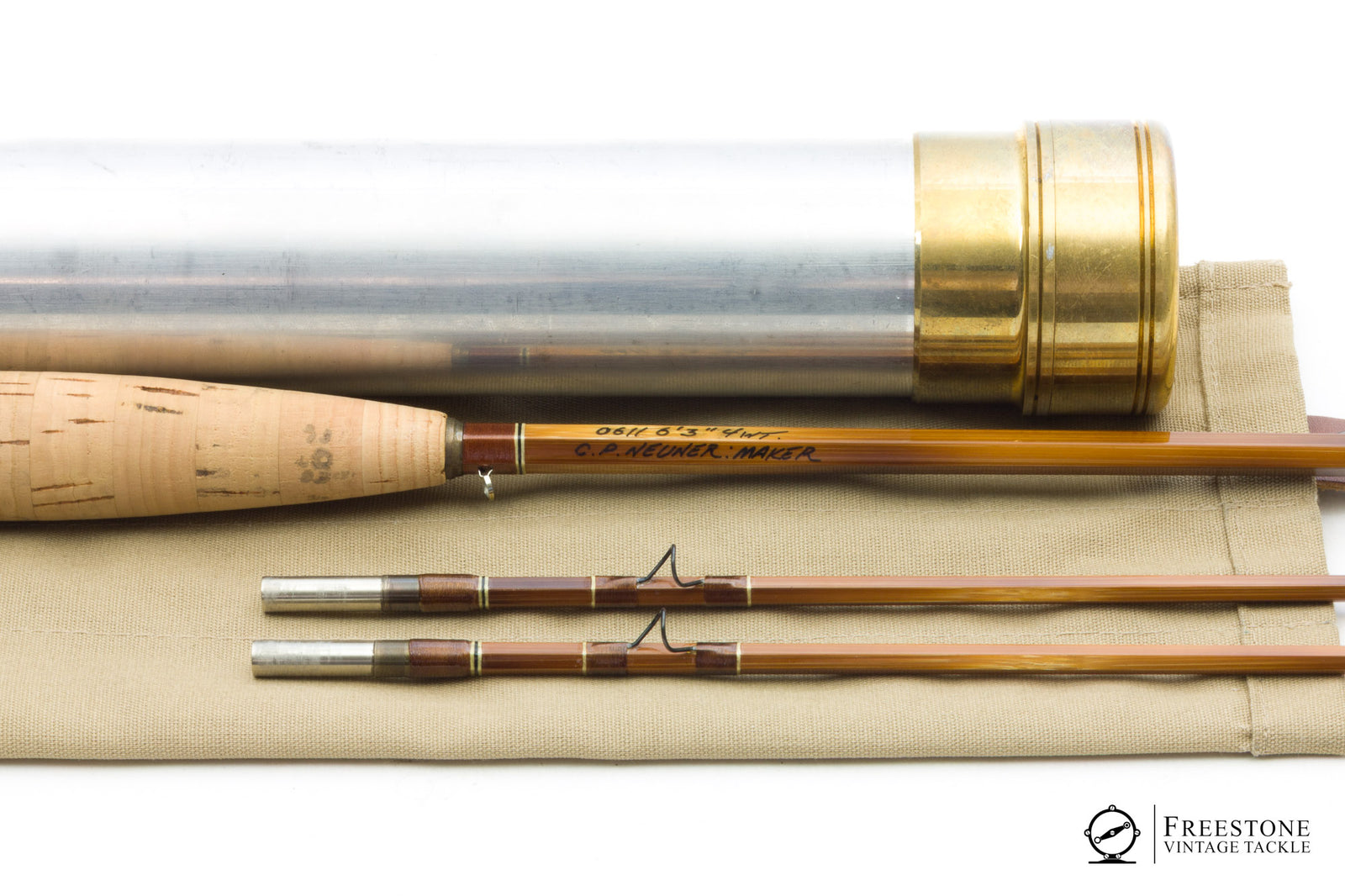 Neuner, C.P. - 6'3" 2/2 4wt Bamboo Rod