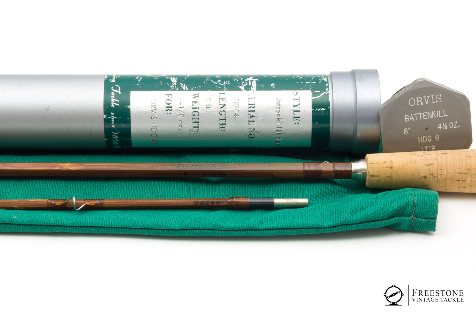 Orvis - Battenkill 8' 2/1 6wt Bamboo Rod