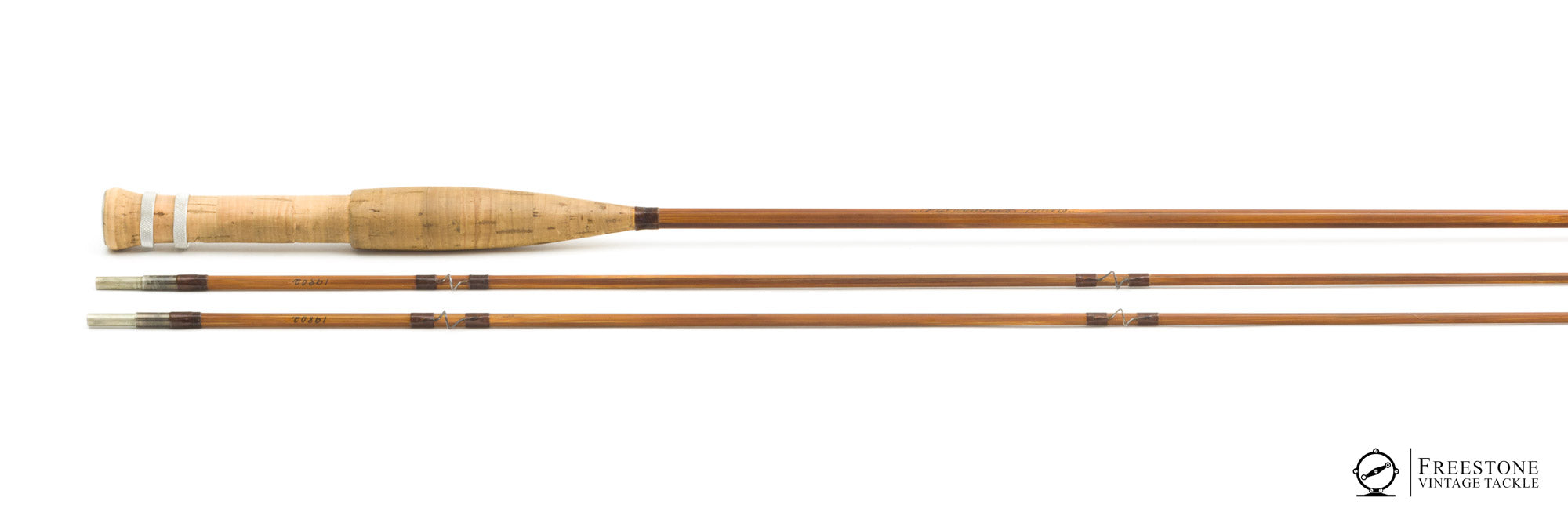Orvis - Deluxe 6'6 2/2 6wt Bamboo Rod - Freestone Vintage Tackle