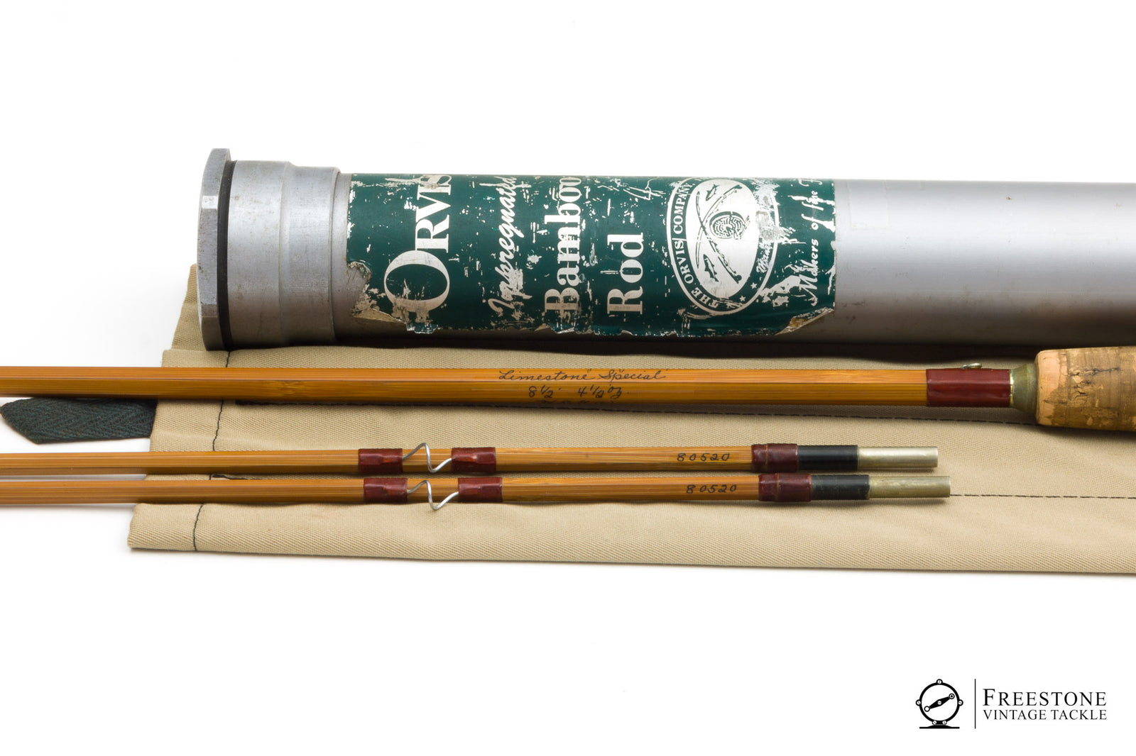 Orvis - Limestone Special, 8'6" 2/2 6wt Impregnated Bamboo Rod