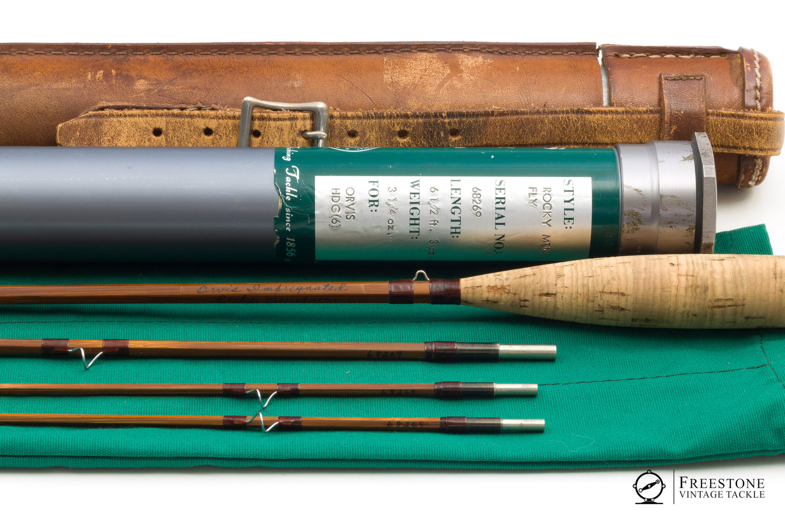 Orvis - Rocky Mountain 6'6" 3/2 5wt Impregnated Bamboo Rod