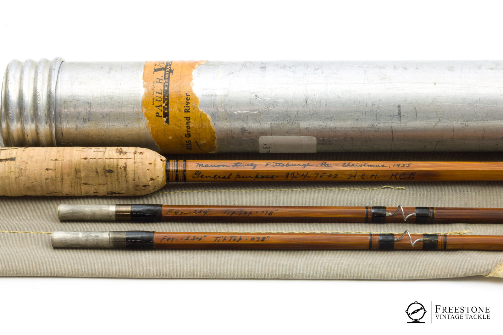 Paul H. Young - General Purpose 8'6" 2/2 7wt Bamboo Rod