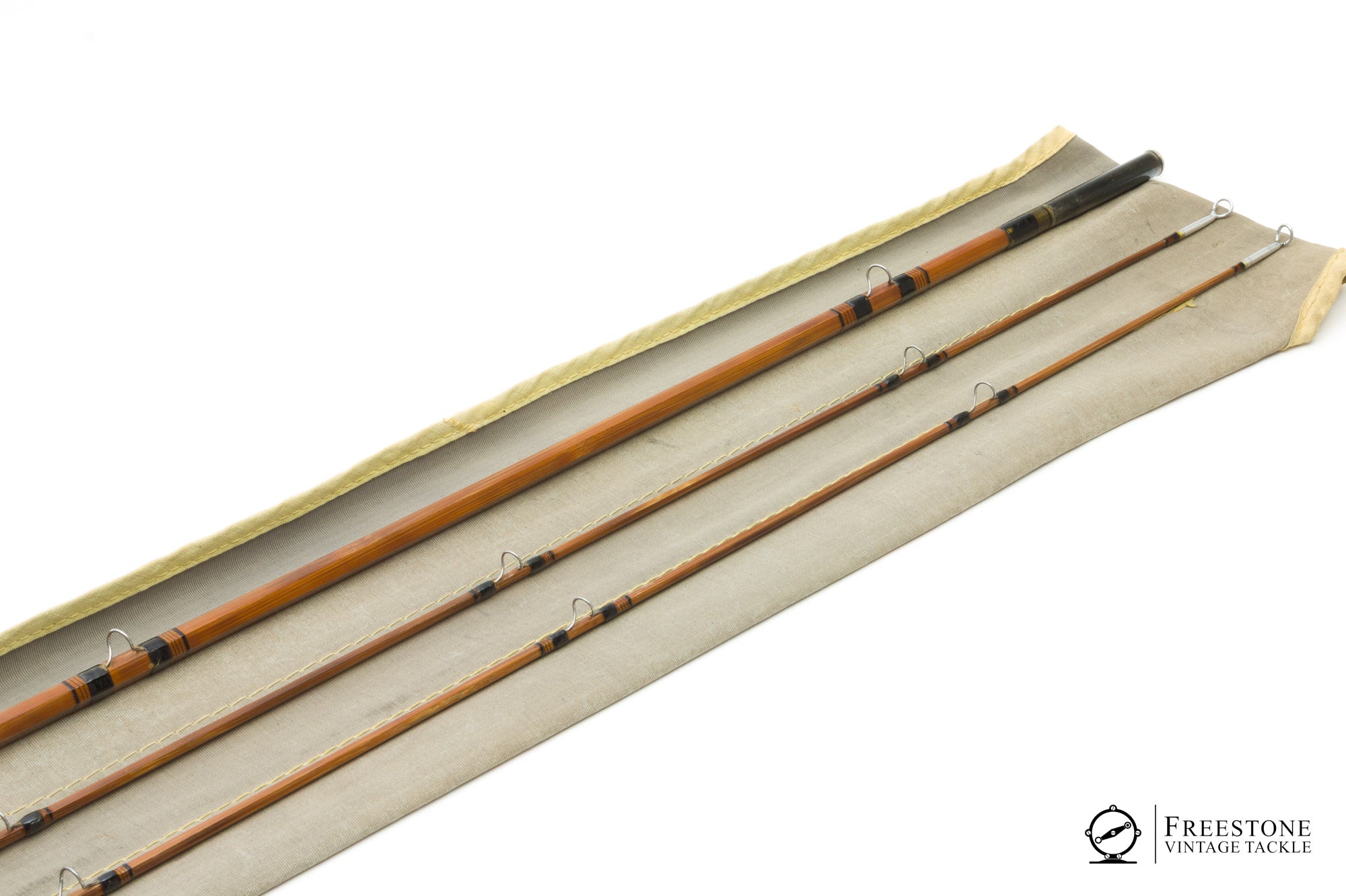 bamboo fishing pole with 2 eyelets Paul H. Young - General Purpose 8'6" 2/2 7wt Bamboo Rod