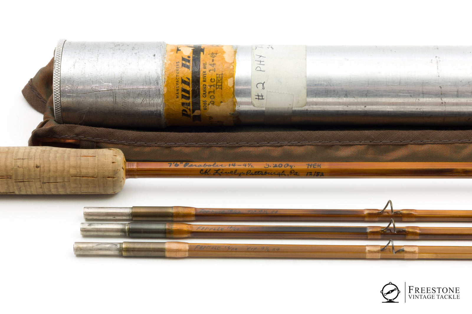 Paul H. Young - Para 14 7'6" 2/3 5wt Bamboo Rod