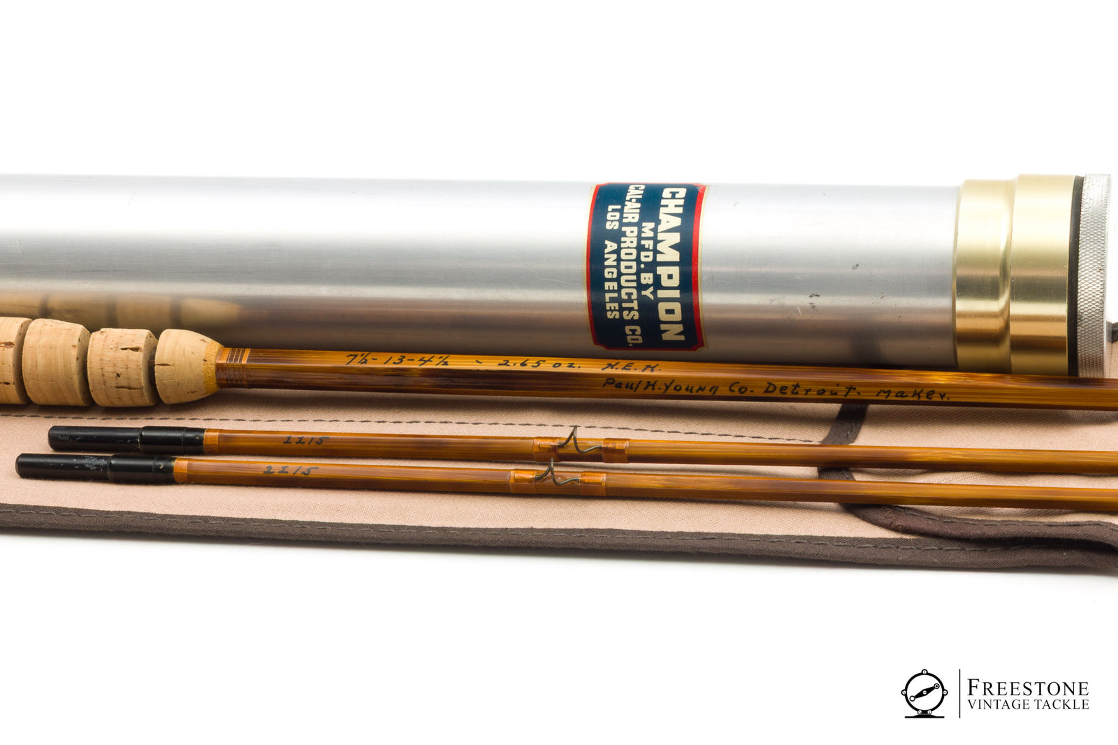 Paul H. Young - Princess 7'6" 2/2 5wt Bamboo Rod