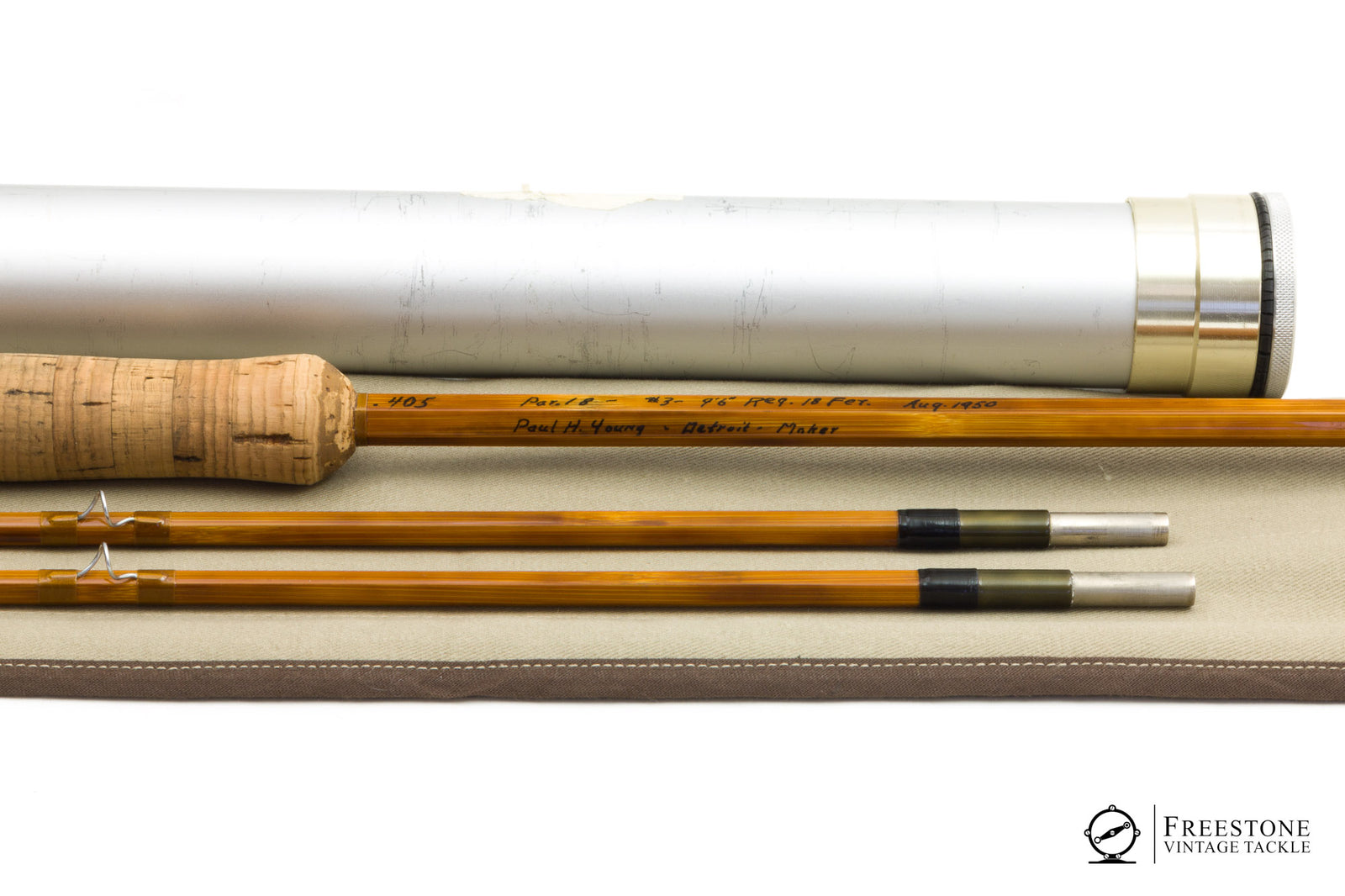 Paul H. Young - 'Para 18' 9'6" 2/2 9wt Bamboo Rod