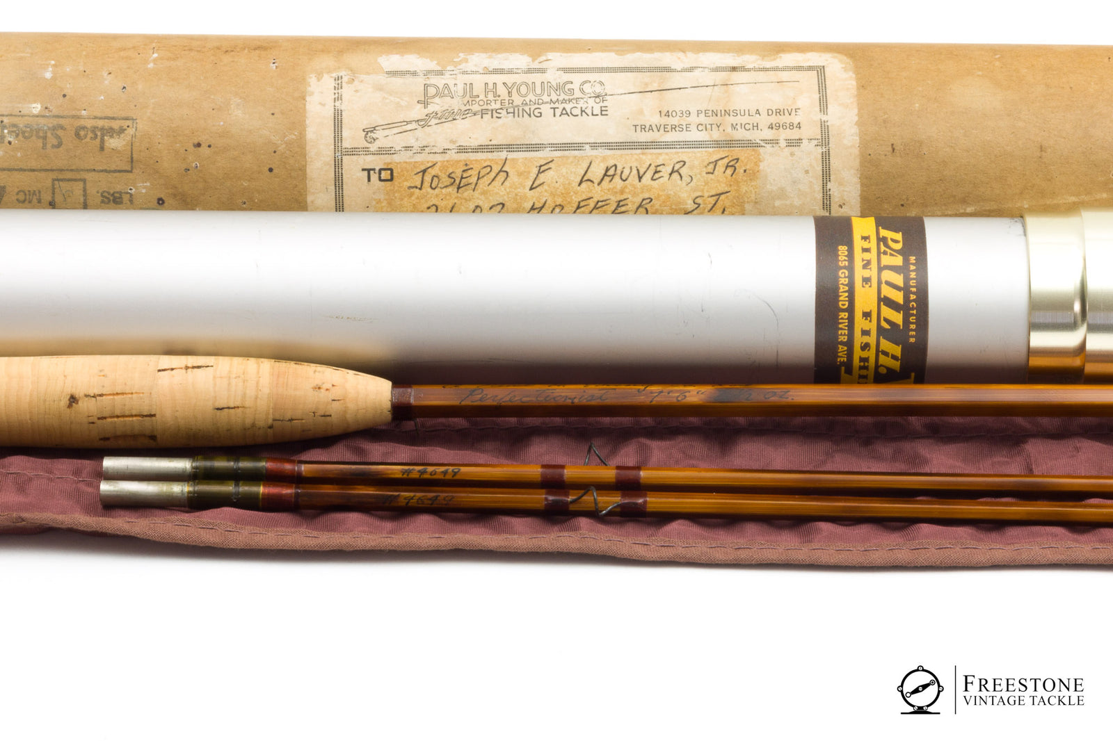 Paul H. Young - 'Perfectionist' 7'6" 2/2, 4-5wt Bamboo Rod