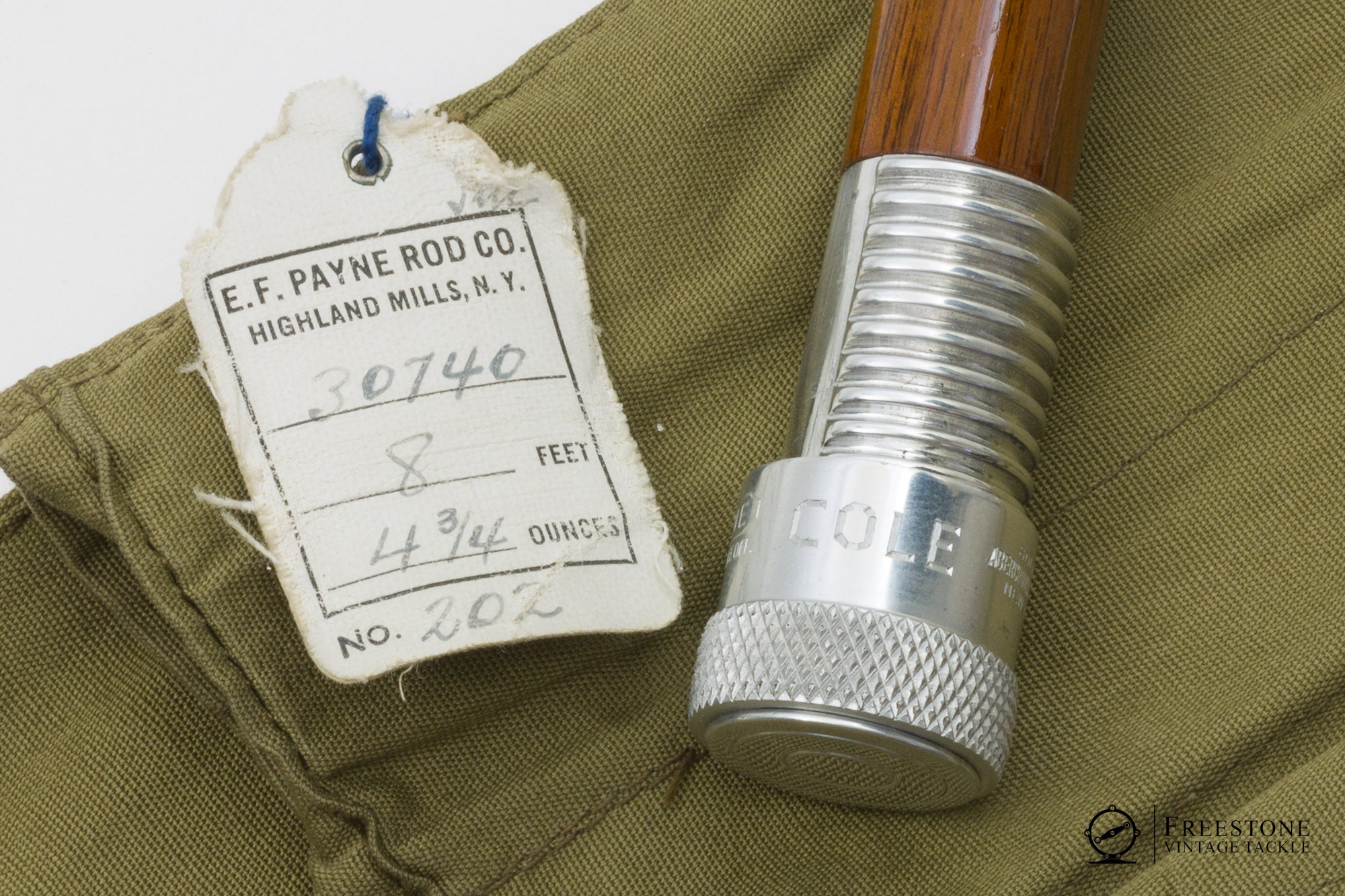 Payne - Model 202, 8' 3/2, 5-6wt Bamboo Rod - Freestone Vintage Tackle