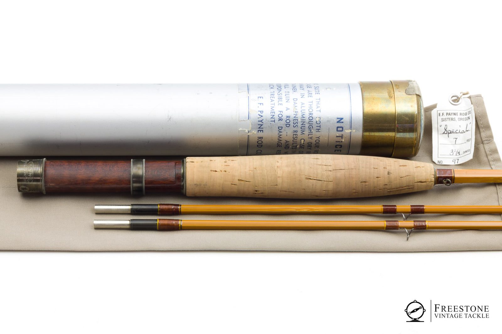 Payne (Holloman) - Model 97, 7' 2/2 4wt Bamboo Rod