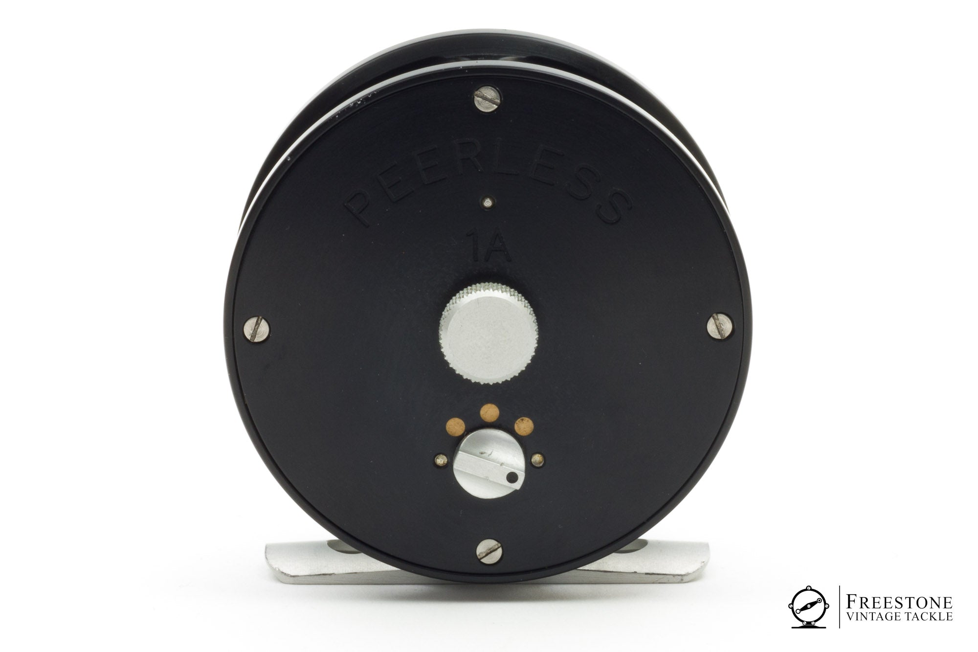 Peerless - No. 1A, 2 3/4" Fly Reel - All Black - Freestone Vintage Tackle Peerless - No. 1A, 2 3/4" Fly Reel - All Black - Freestone Vintage Tackle