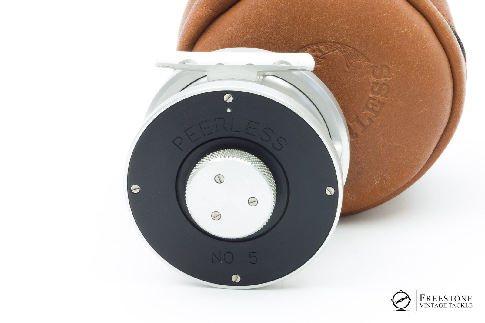 PEERLESS 1A フライリール レザーケース付き PEERLESS 1A フライリール レザーケース付き ピアレス NO.1