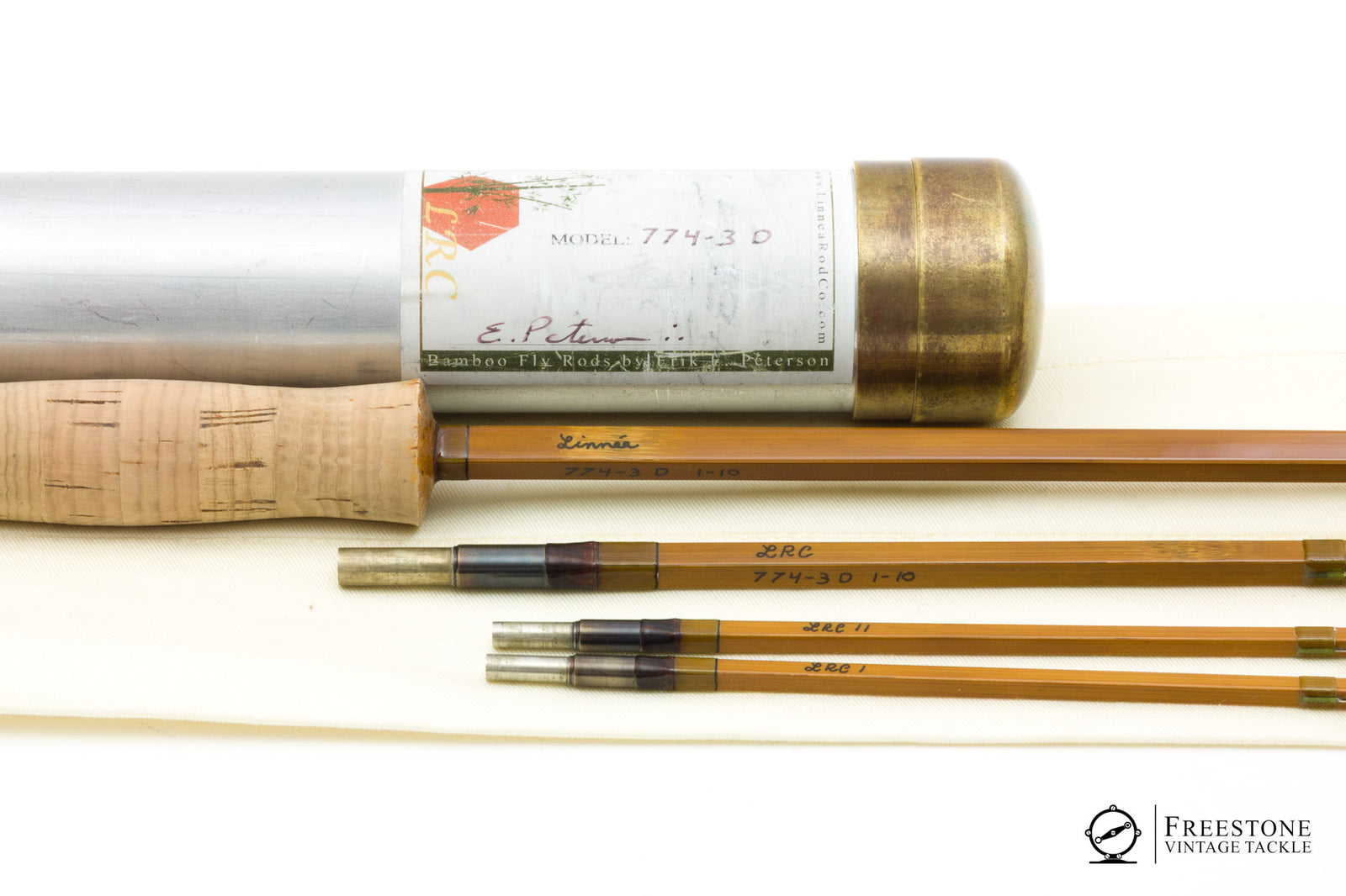 Peterson, Erik (Linnea Rods) - 774-3 D, 7'7" 3/2 4wt Hollow Bamboo Rod