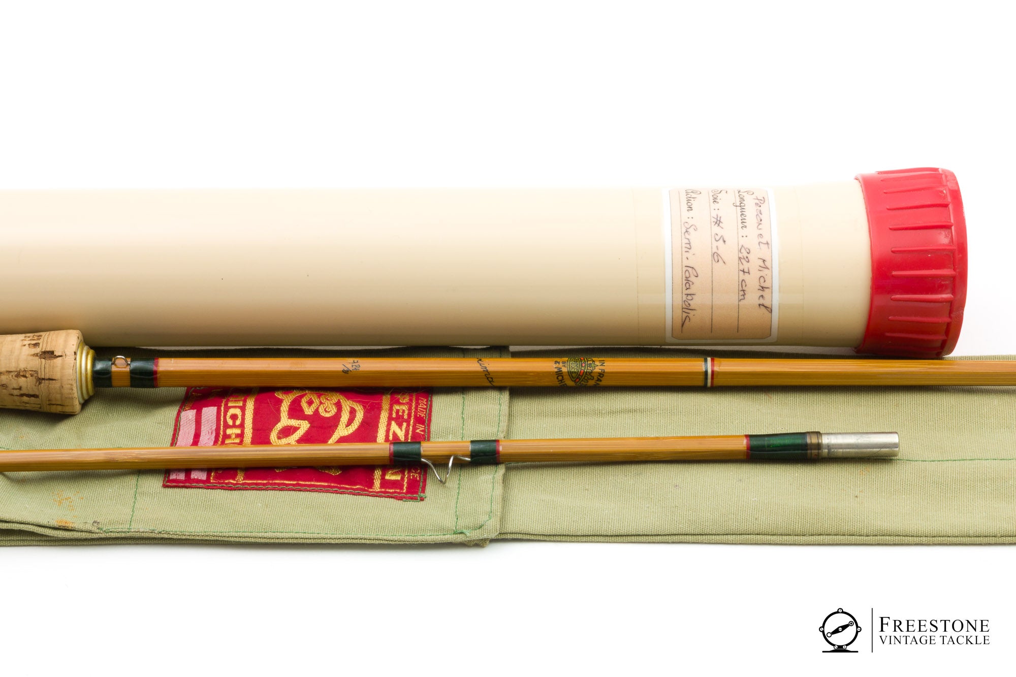 Pezon et Michel - Semi-Parabolic Prima 7'5" 2/1 5wt Bamboo Rod