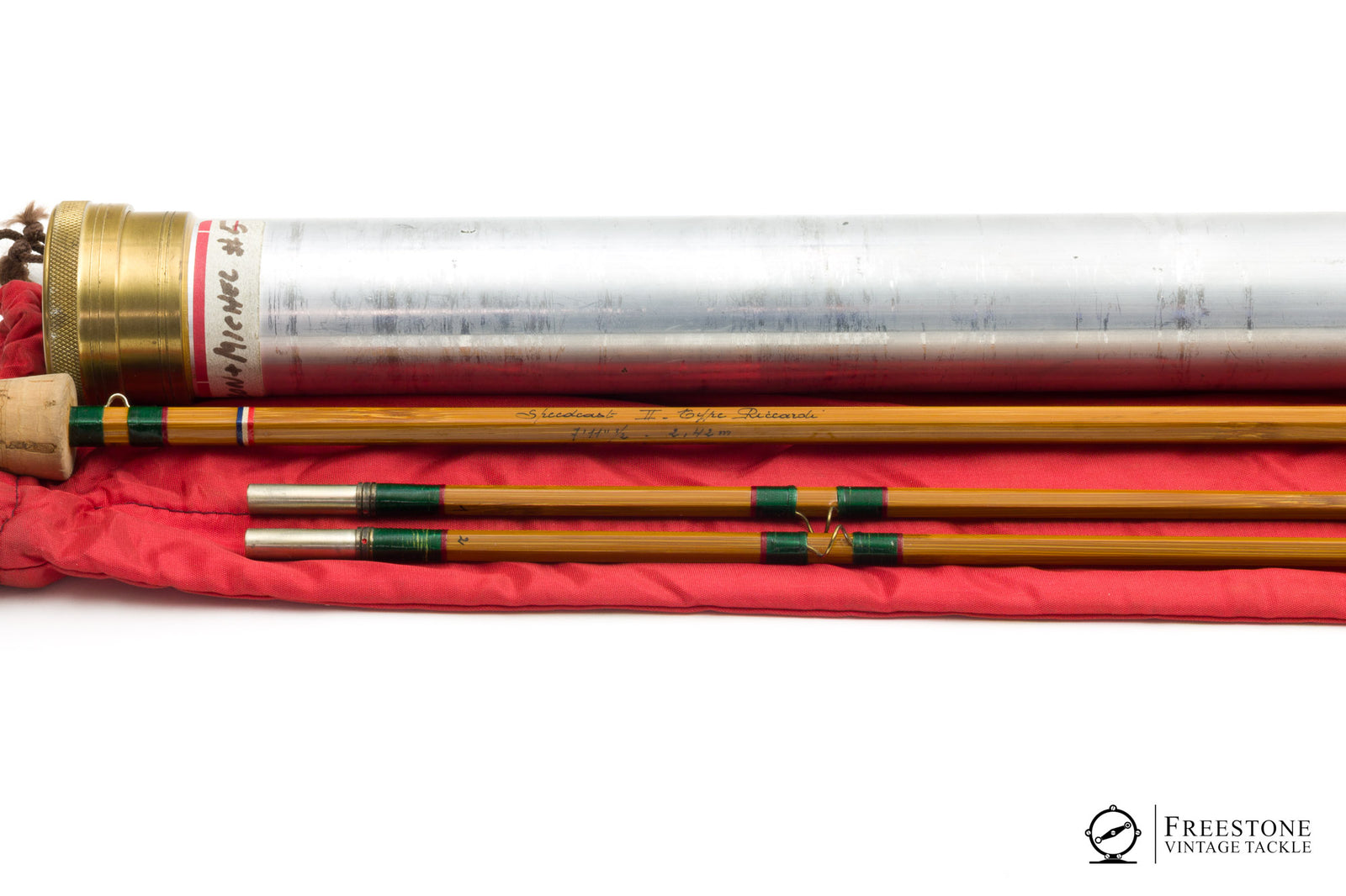 Pezon et Michel - Speedcast II - Type Riccardi, 7'11" 2/2 5wt Staggered Ferrule Bamboo Rod
