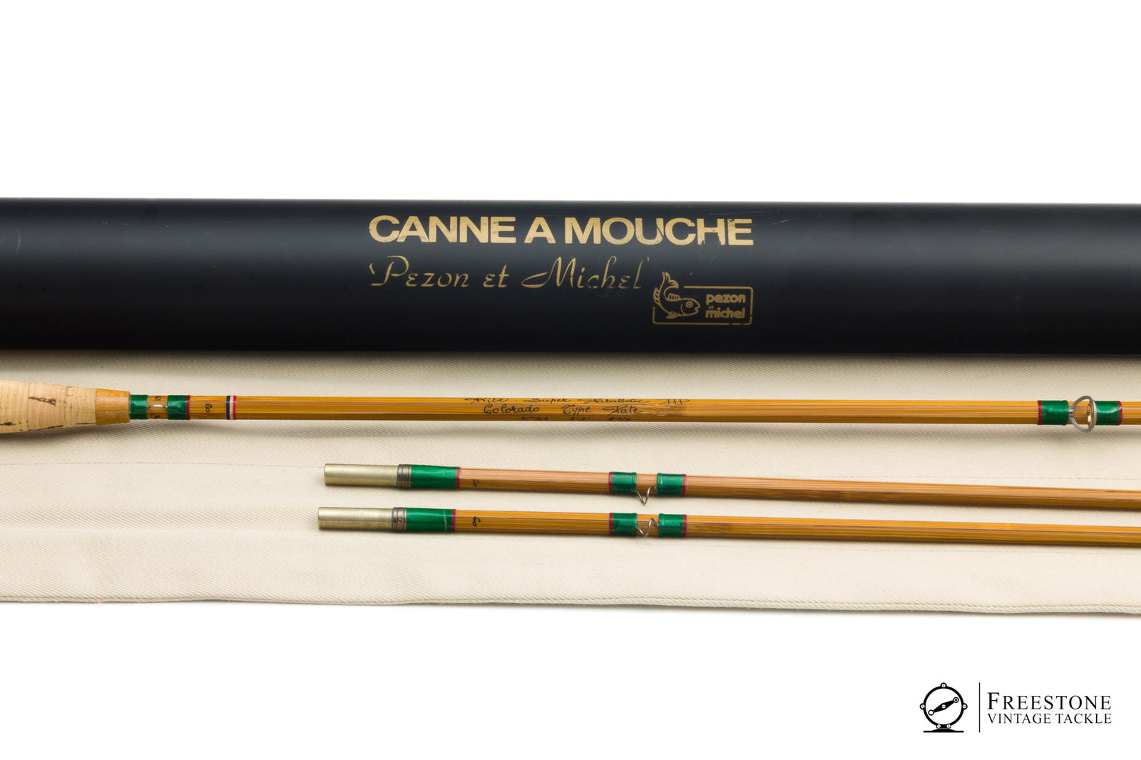 Pezon et Michel - "Colorado - Type Pate", 7'7" 2/2, 4-5wt Bamboo Rod