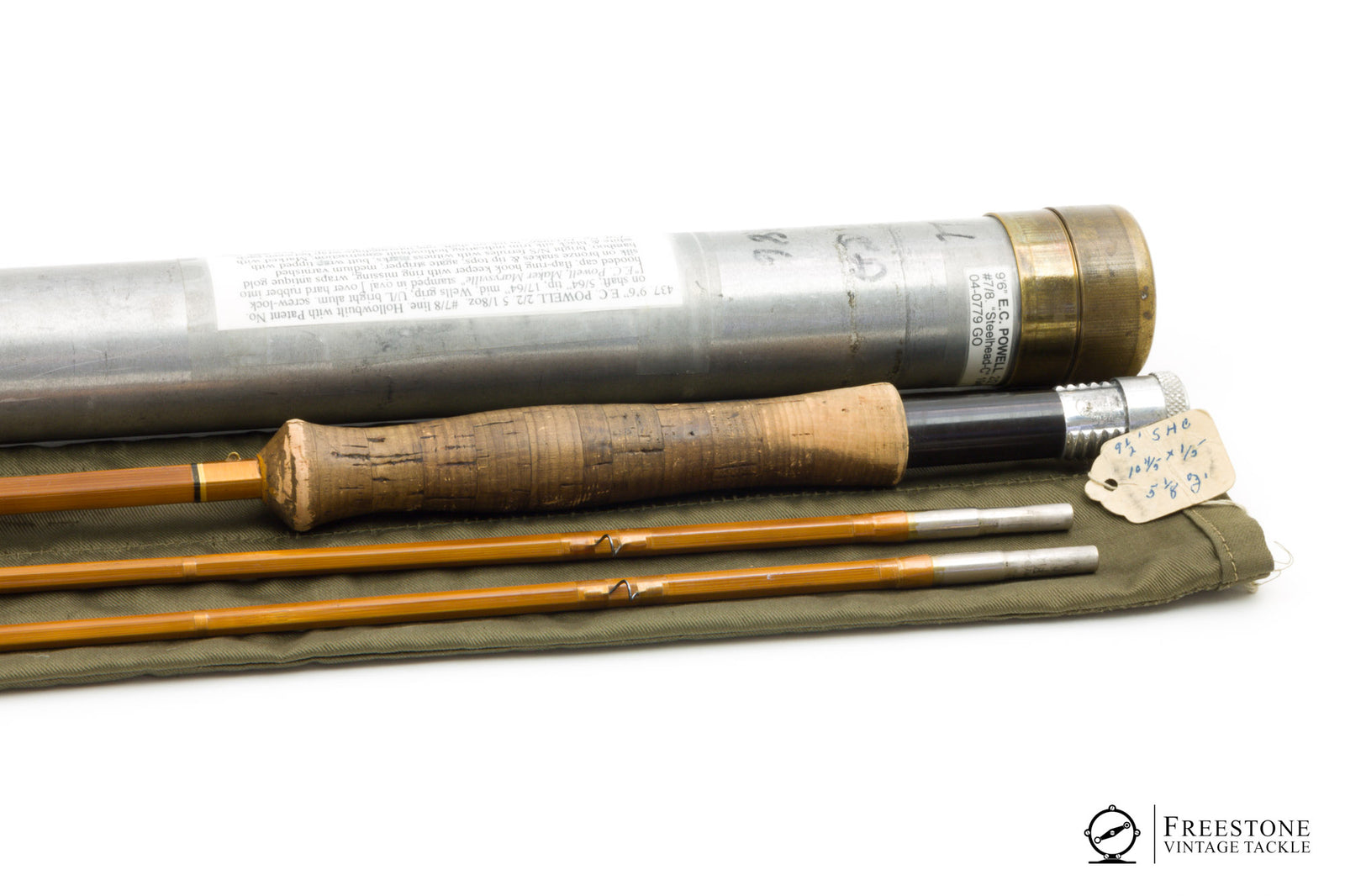Powell, E.C. - 9'6"  2/2 8wt Semi-Hollow Bamboo Rod (C-Taper)