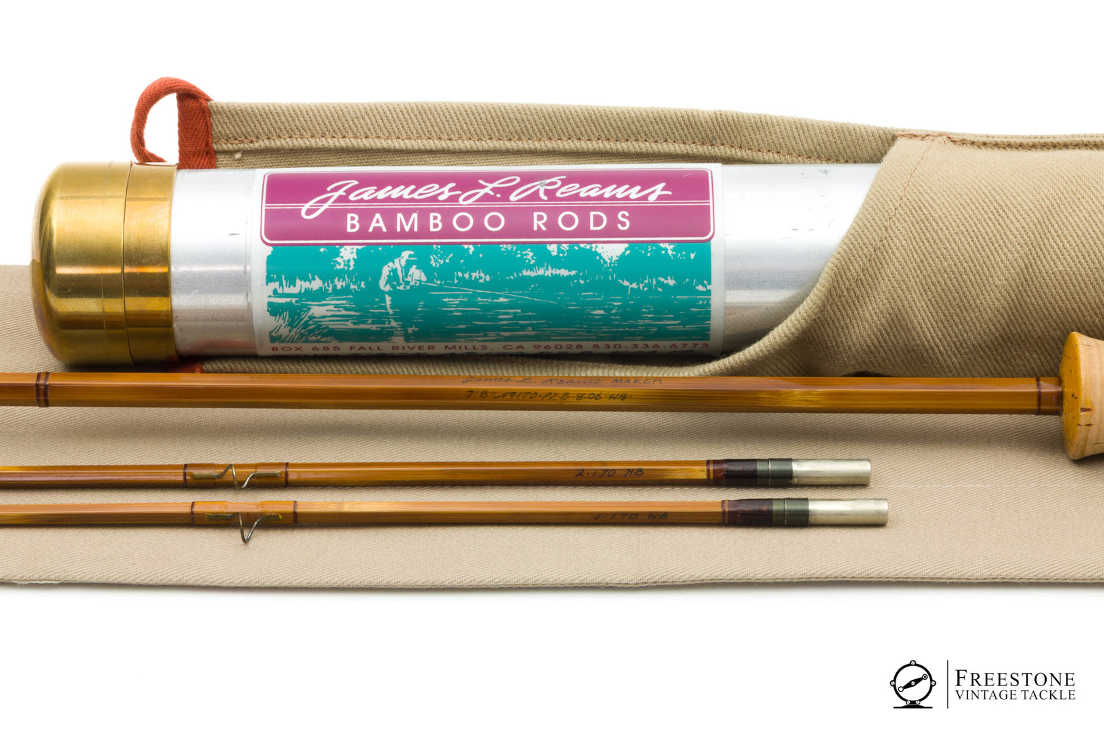 Reams, James - 7'8" 2/2 3wt Hollow Bamboo Rod