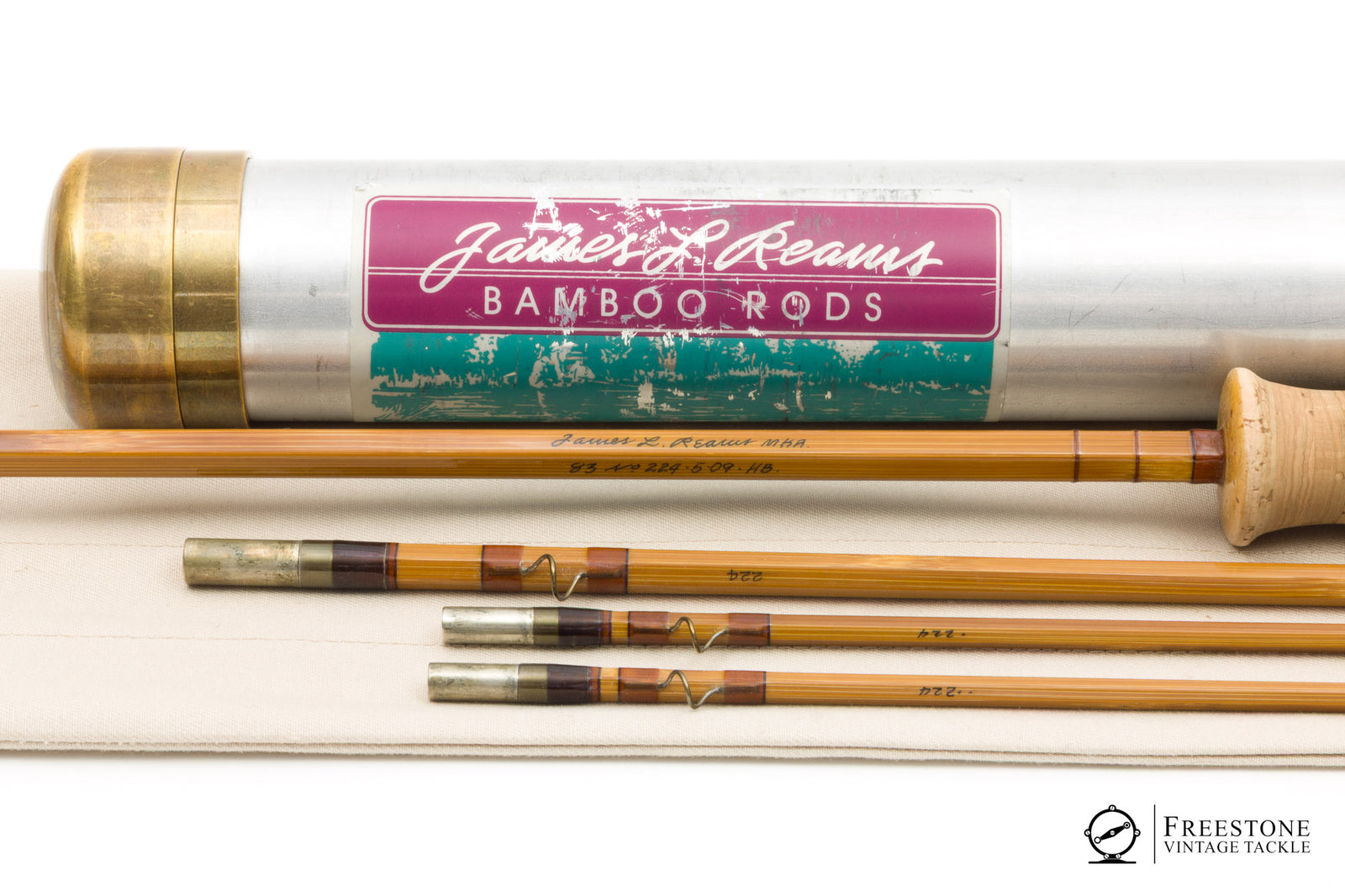 Reams, James - 8'3" 3/2 5wt Hollow Bamboo Rod