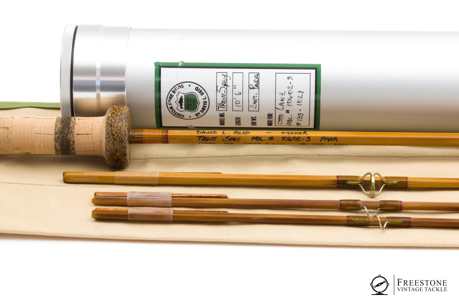 Reid, David - 10'6" 3/2 Parabolic 2wt - Spliced Joint Trout Spey