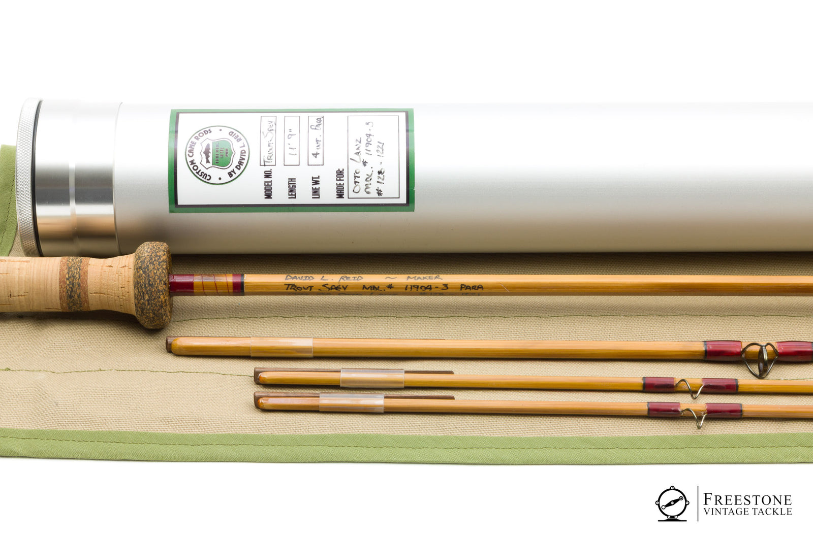 Reid, David - 11'9" 3/2 Parabolic 4wt - Spliced Joint Trout Spey