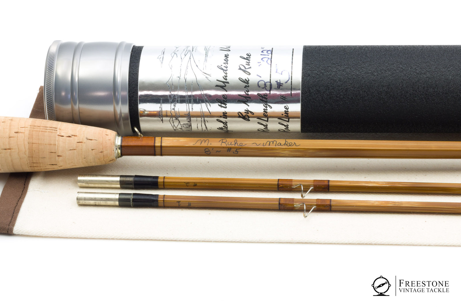 Ruhe, Mark - 8' 2/2 5wt Bamboo Rod