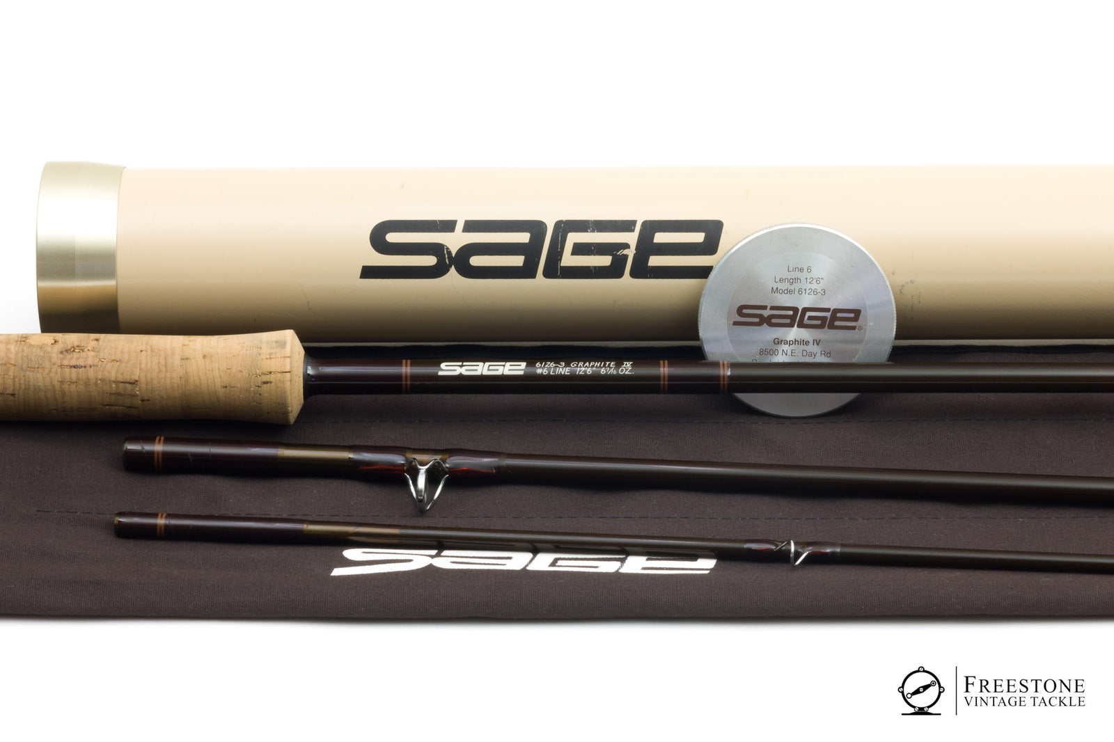Sage - Model 6126-3, Graphite IV, 12'6" 3pc 6wt Spey Rod
