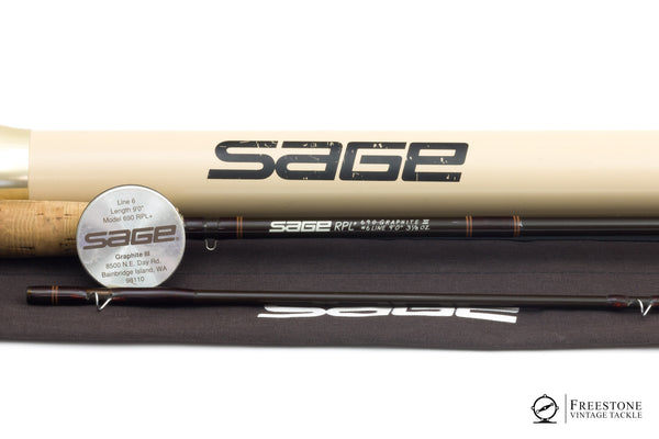 Sage - RPL+ 690, 9' 2-pc 6wt Graphite Rod - Freestone