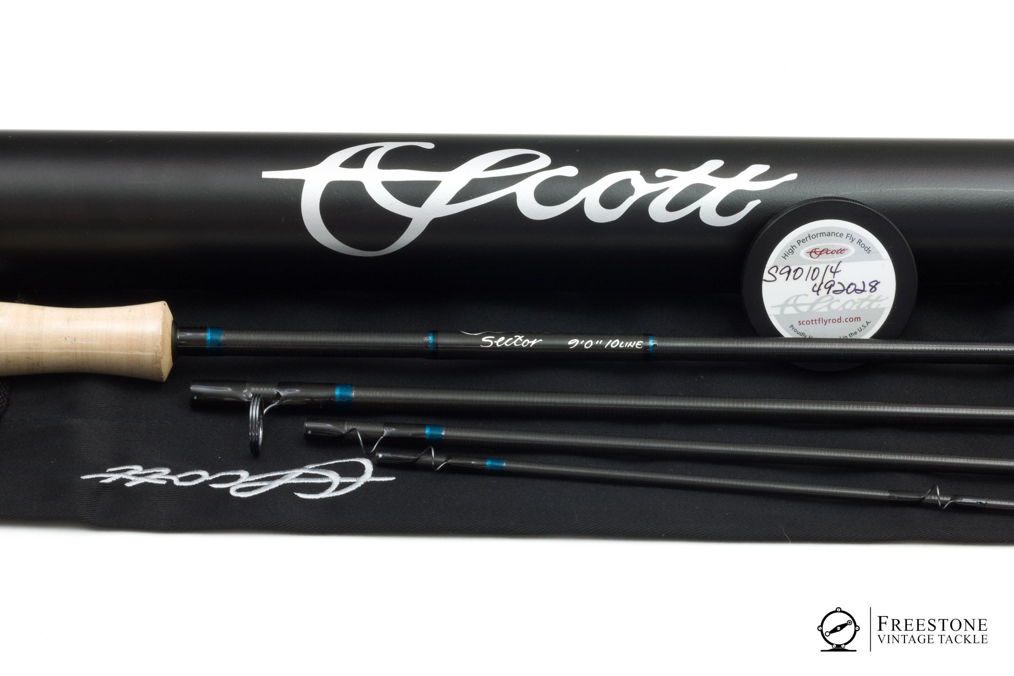 Scott Sector 9' 4pc 10wt Graphite Rod Freestone Vintage Tackle