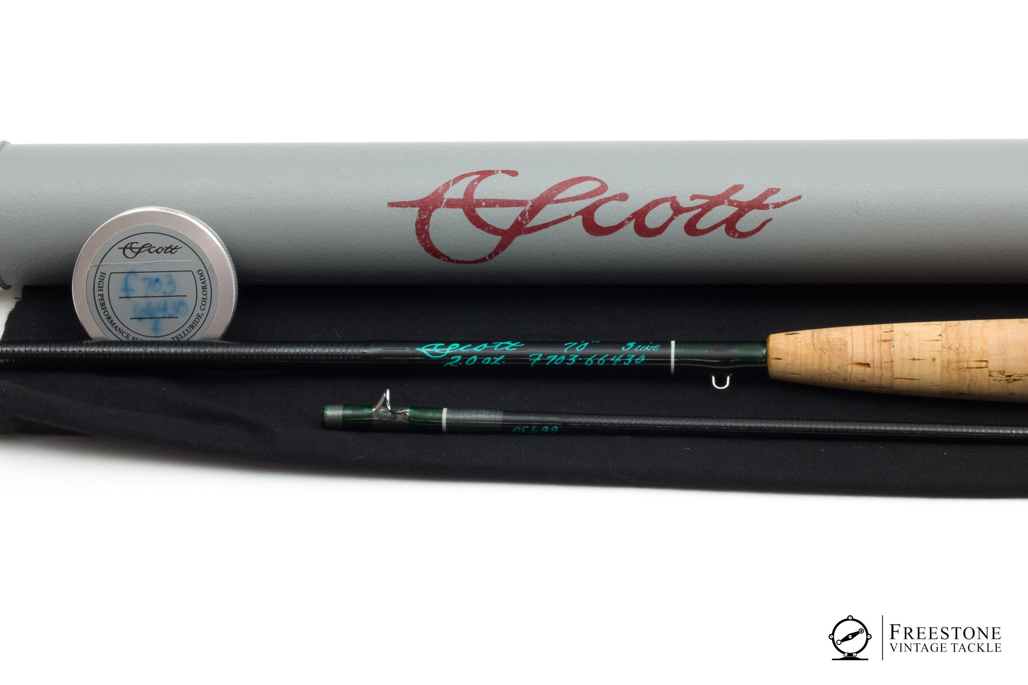 collectible fly fishing rods Scott Fly Rods - F703, 7' 2pc 3wt Fiberglass Rod