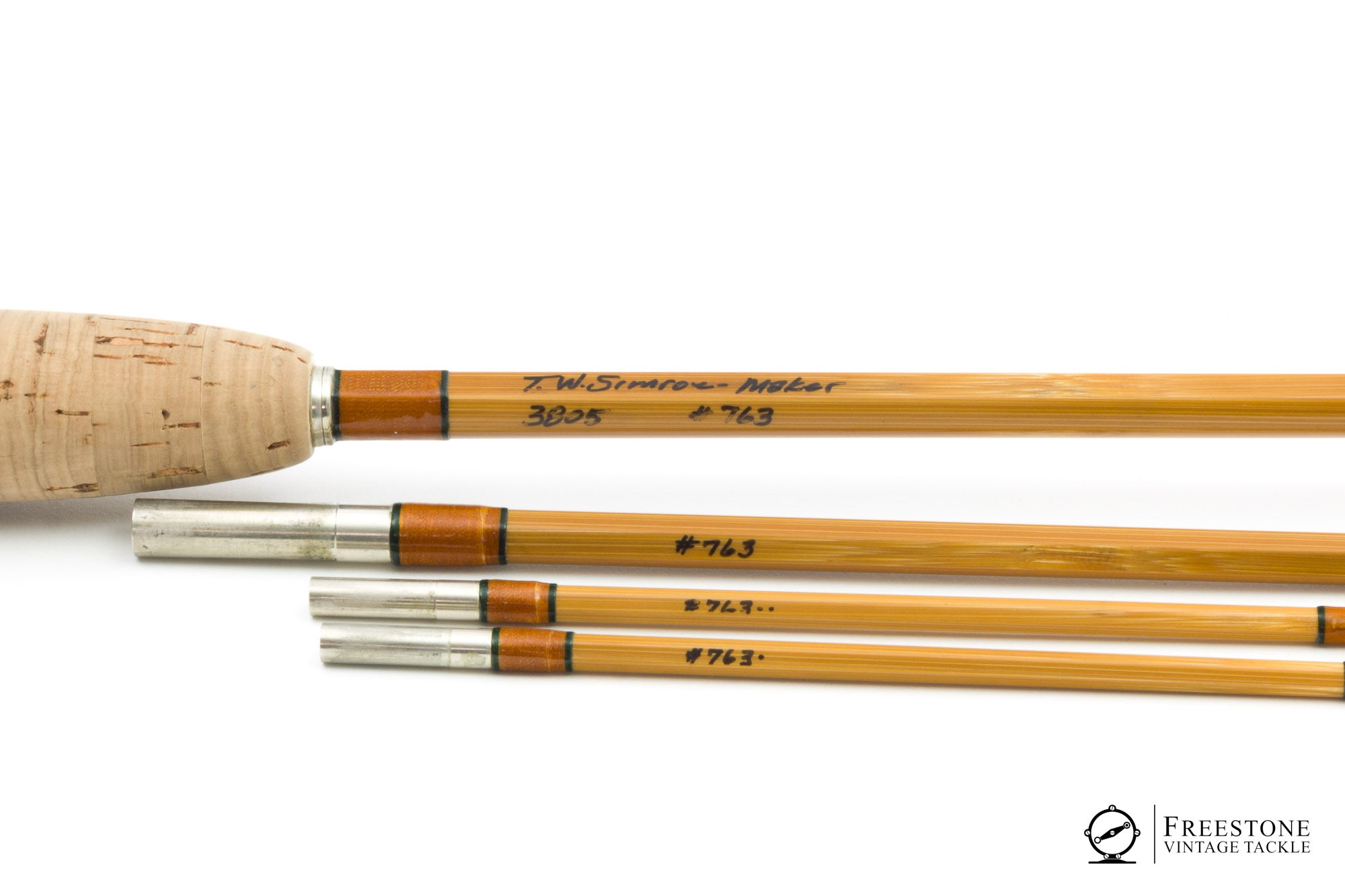 Simroe, Ted - 8' 3/2 5wt Bamboo Rod - Freestone Vintage Tackle