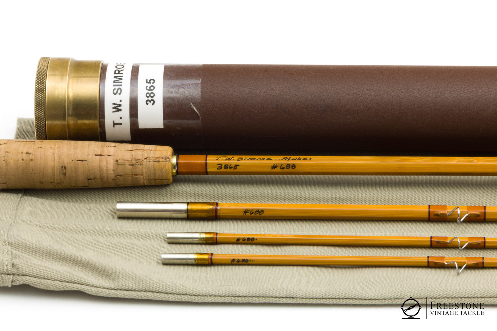 Simroe, Ted - 8'6" 3/2 5wt Bamboo Rod