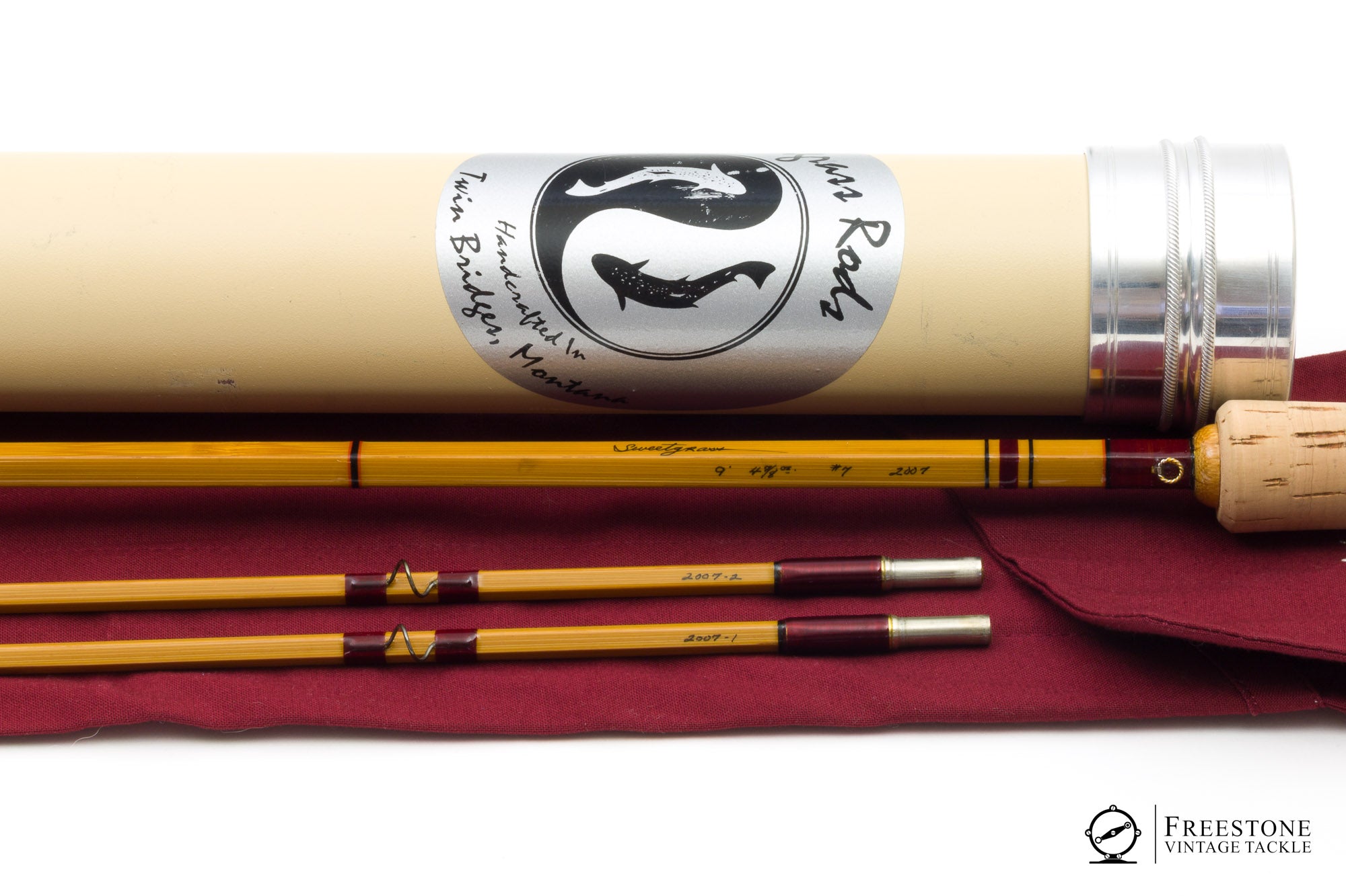 Sweetgrass Rods - 9' 2/2 7wt Bamboo Rod - ON HOLD